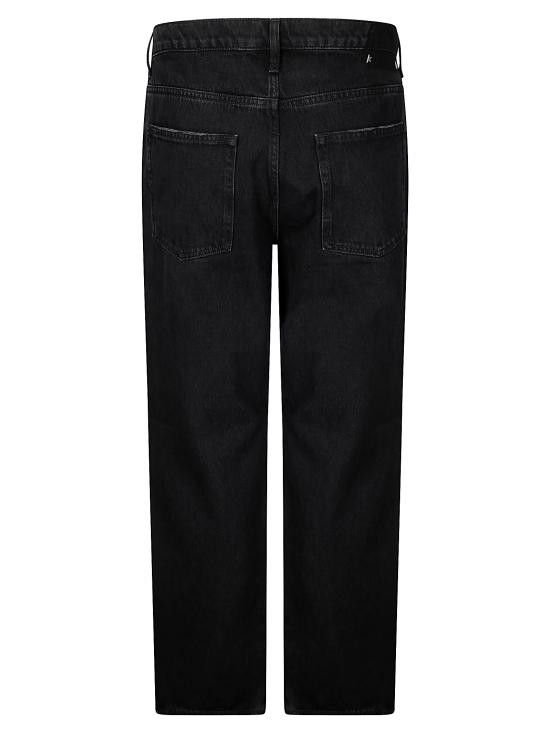 Golden Goose GOLDEN GOOSE Men Straight Pants GMP01636P000625 90100 BLACK Size US 34 / EU 50 - 2 Thumbnail