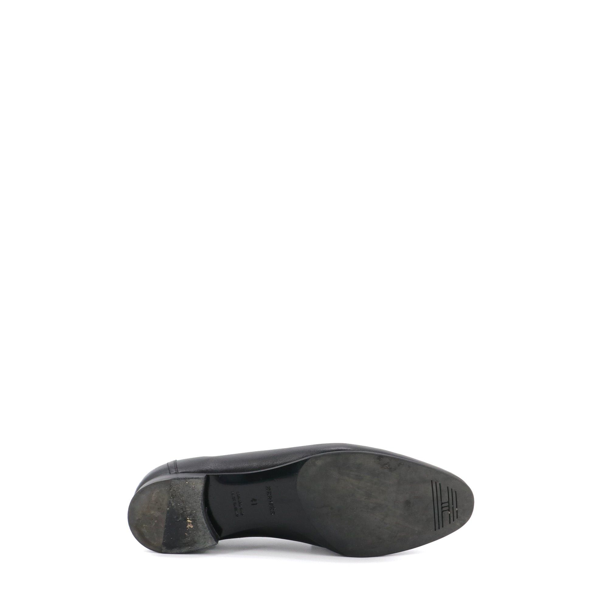 Hermes HERMÈS - Royal Hermès loafers in black leather (T41) Size US 10 / IT 40 - 3 Thumbnail