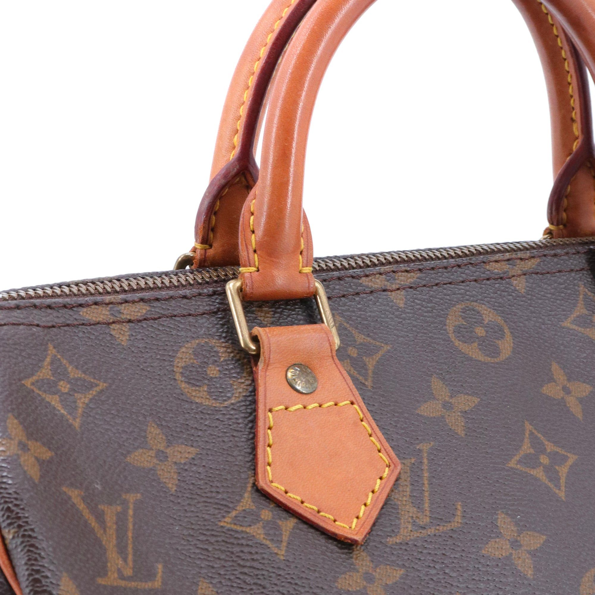 Louis Vuitton LOUIS VUITTON - Louis Vuitton Speedy 30 handbag in vintage monogrammed canvas Size ONE SIZE - 5 Thumbnail