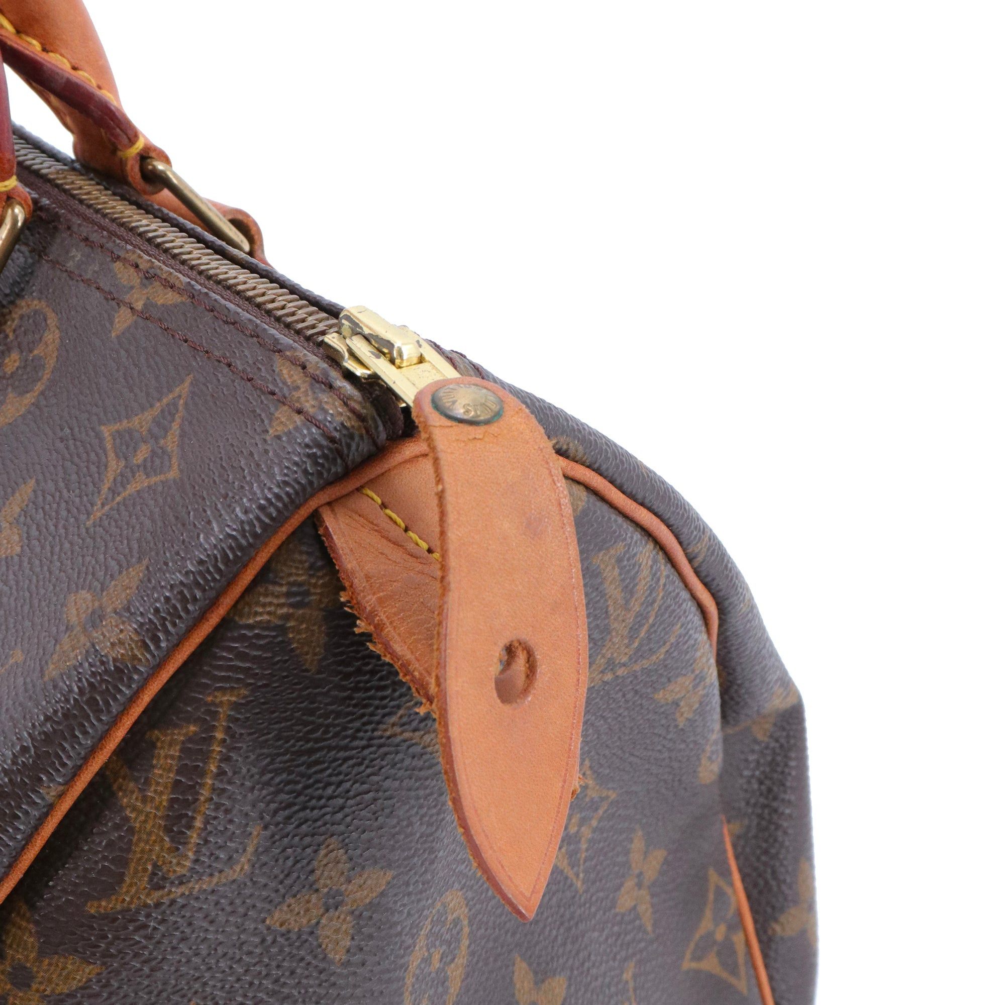 Louis Vuitton LOUIS VUITTON - Louis Vuitton Speedy 30 handbag in vintage monogrammed canvas Size ONE SIZE - 6 Thumbnail