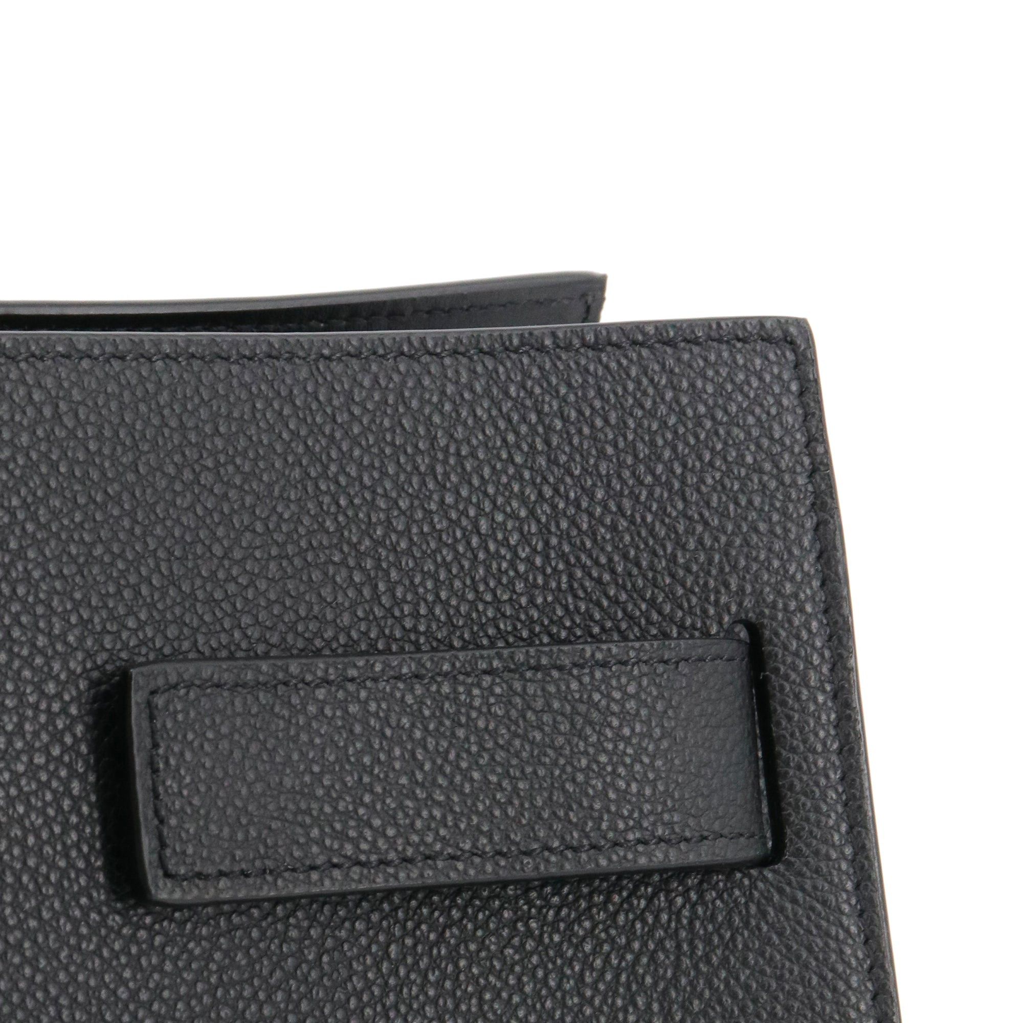Saint Laurent Paris SAINT LAURENT - Large Saint Laurent Day Bag in black grained leather Size ONE SIZE - 7 Thumbnail