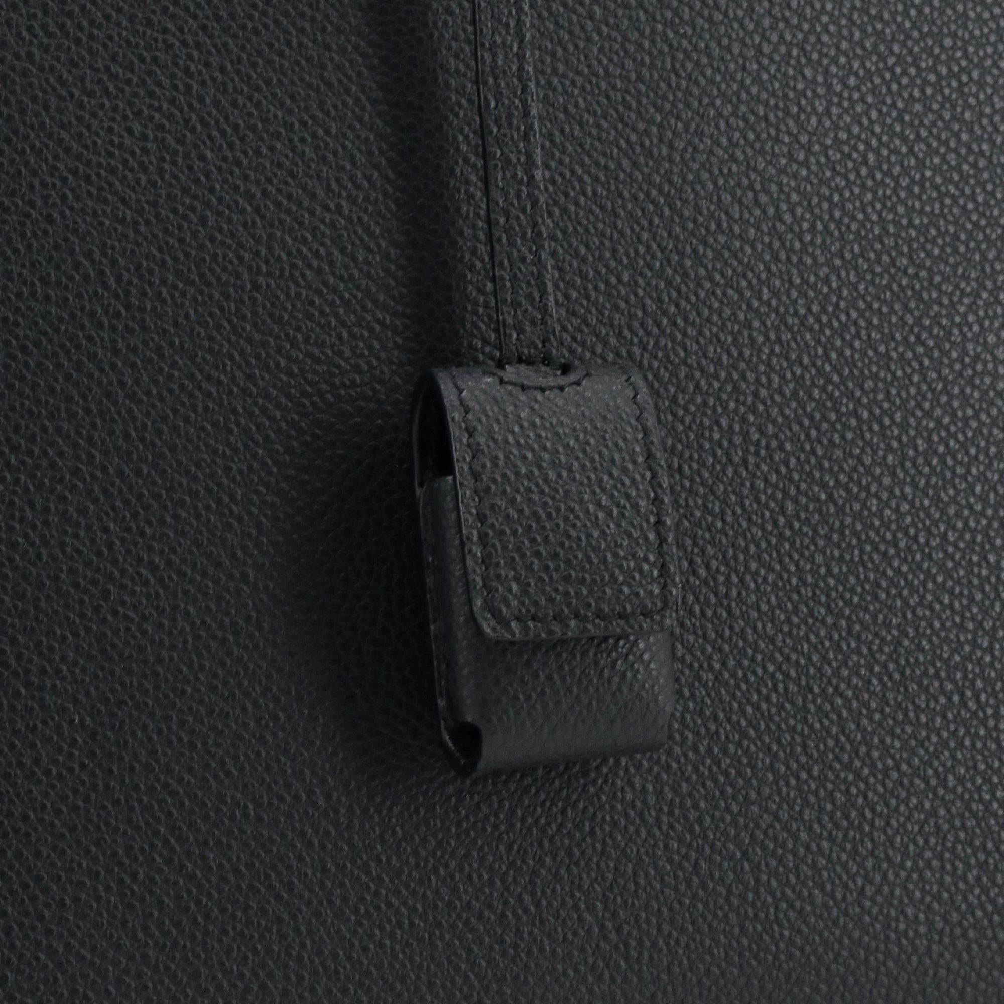 Saint Laurent Paris SAINT LAURENT - Large Saint Laurent Day Bag in black grained leather Size ONE SIZE - 6 Thumbnail
