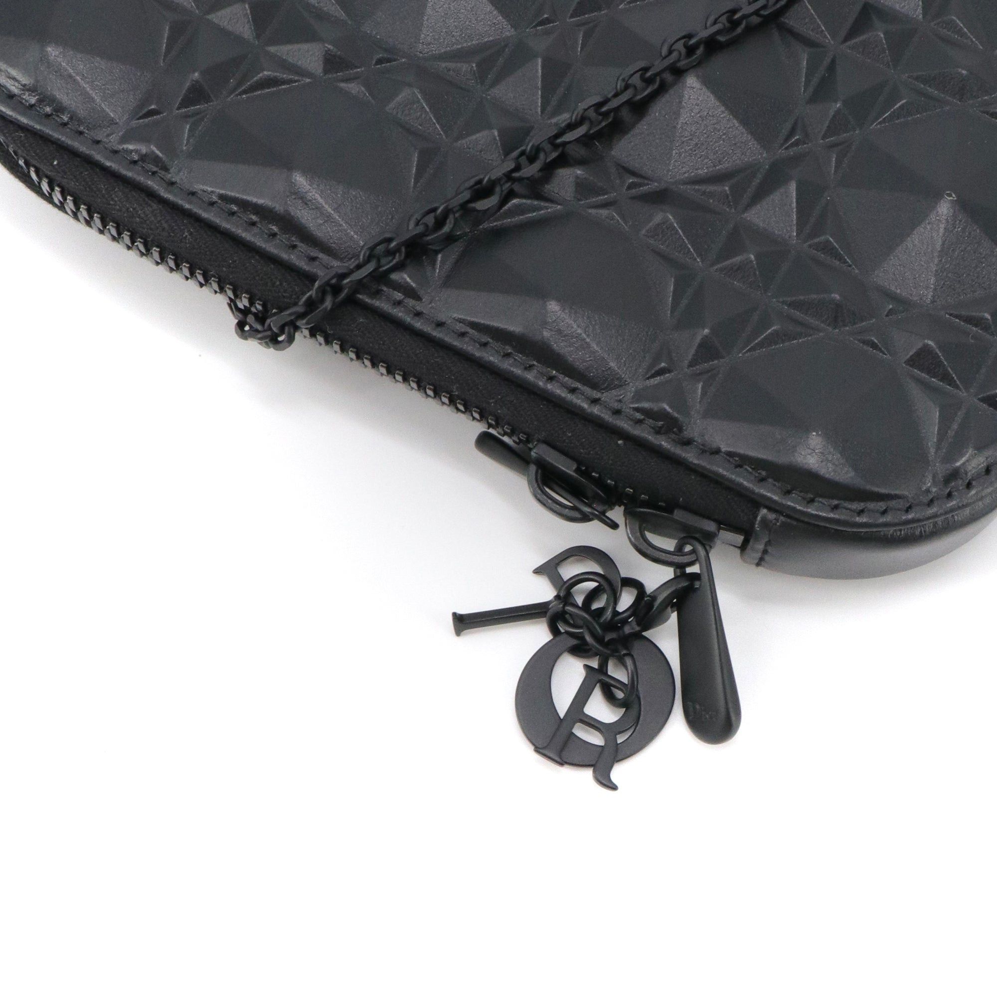 Dior DIOR - Call'in Lady Dior phone case in black cannage leather Size ONE SIZE - 5 Thumbnail