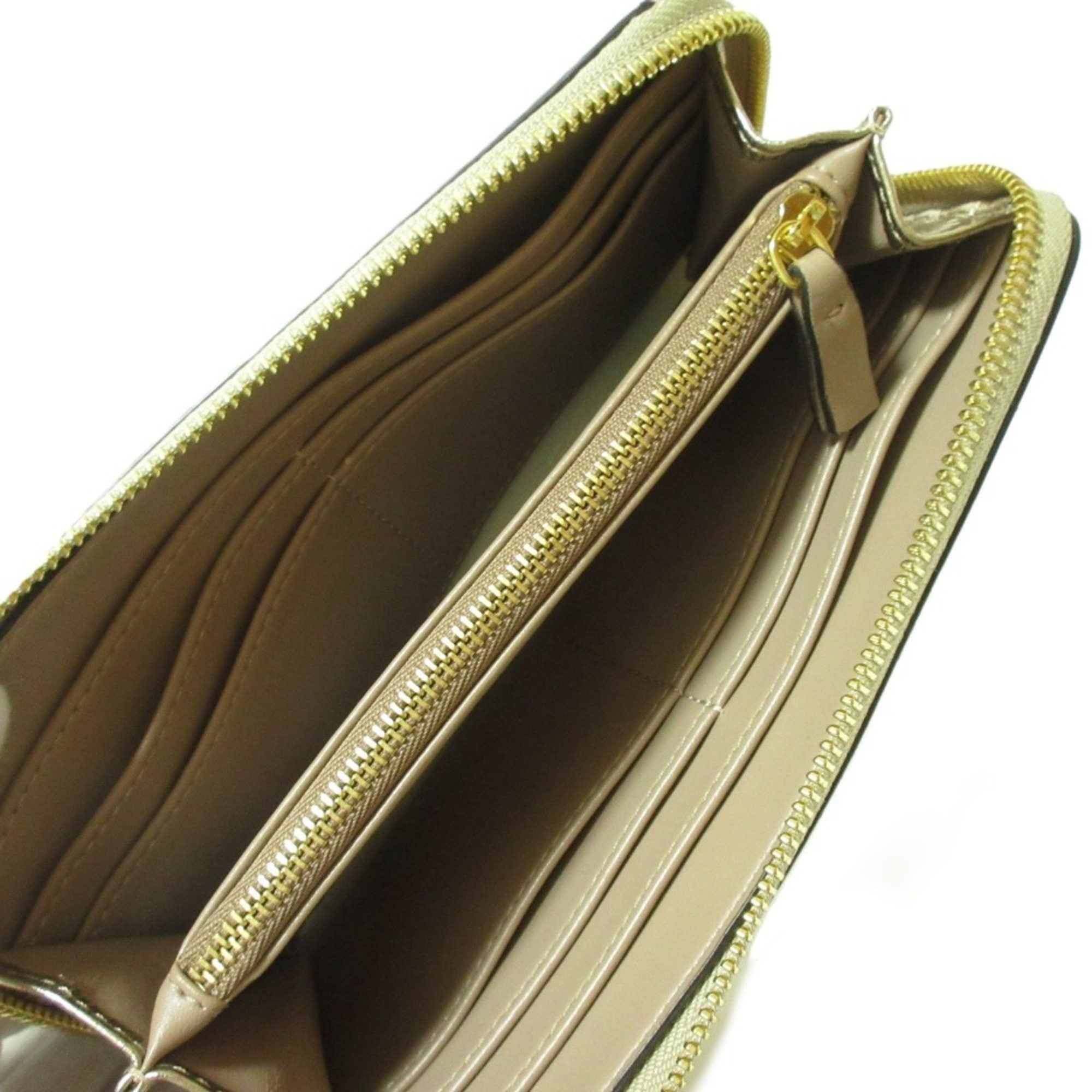 Stella McCartney STELLA McCARTNEY Stella McCartney logo punching round zipper long wallet pink gold men women Size ONE SIZE - 8 Thumbnail