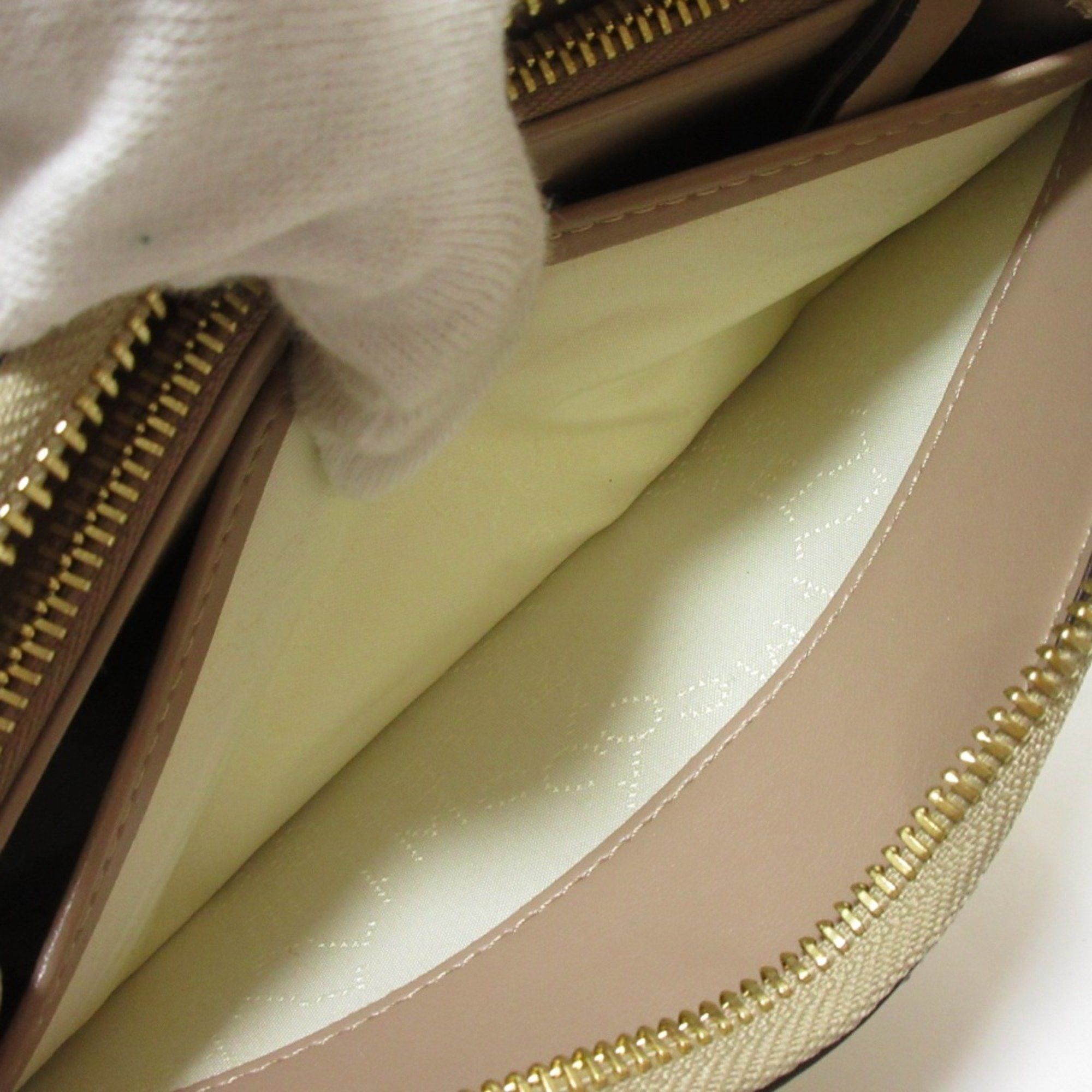 Stella McCartney STELLA McCARTNEY Stella McCartney logo punching round zipper long wallet pink gold men women Size ONE SIZE - 12 Thumbnail