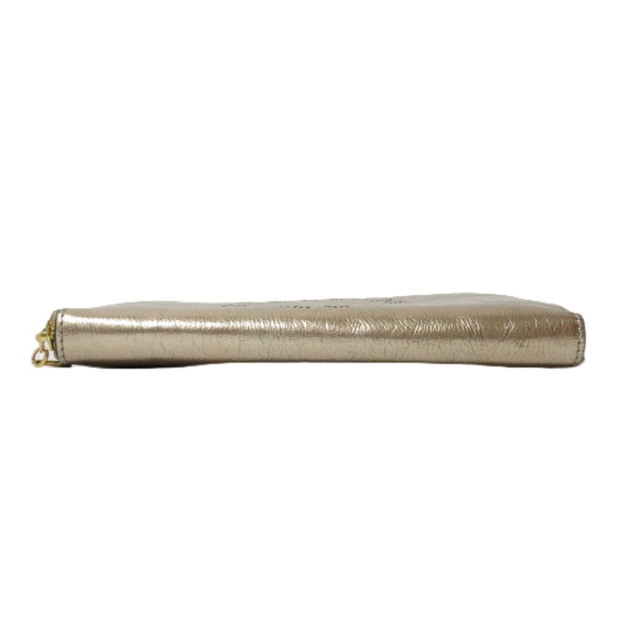 Stella McCartney STELLA McCARTNEY Stella McCartney logo punching round zipper long wallet pink gold men women Size ONE SIZE - 7 Thumbnail