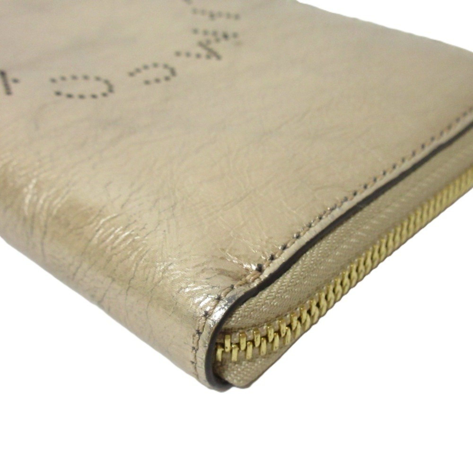 Stella McCartney STELLA McCARTNEY Stella McCartney logo punching round zipper long wallet pink gold men women Size ONE SIZE - 4 Thumbnail