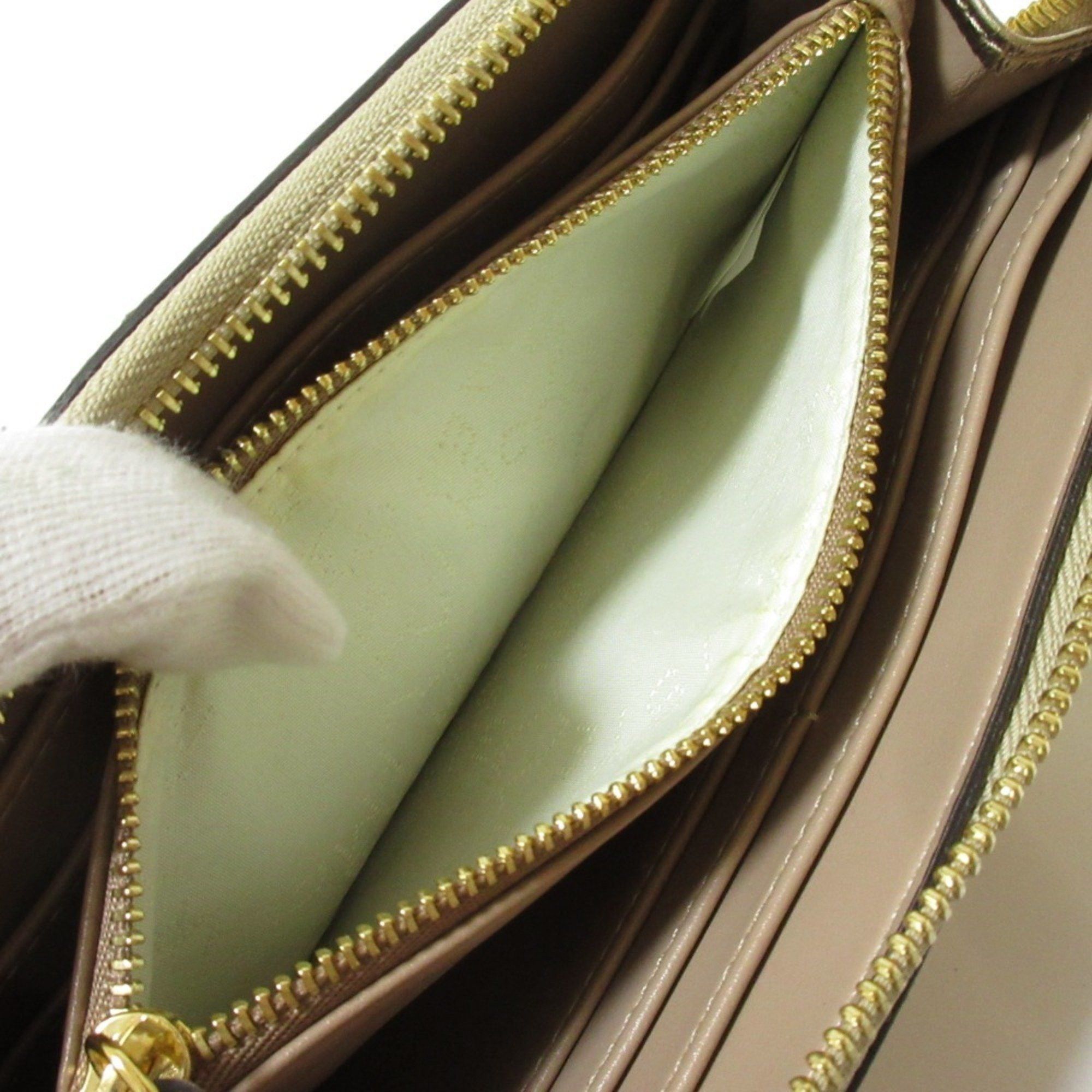 Stella McCartney STELLA McCARTNEY Stella McCartney logo punching round zipper long wallet pink gold men women Size ONE SIZE - 9 Thumbnail