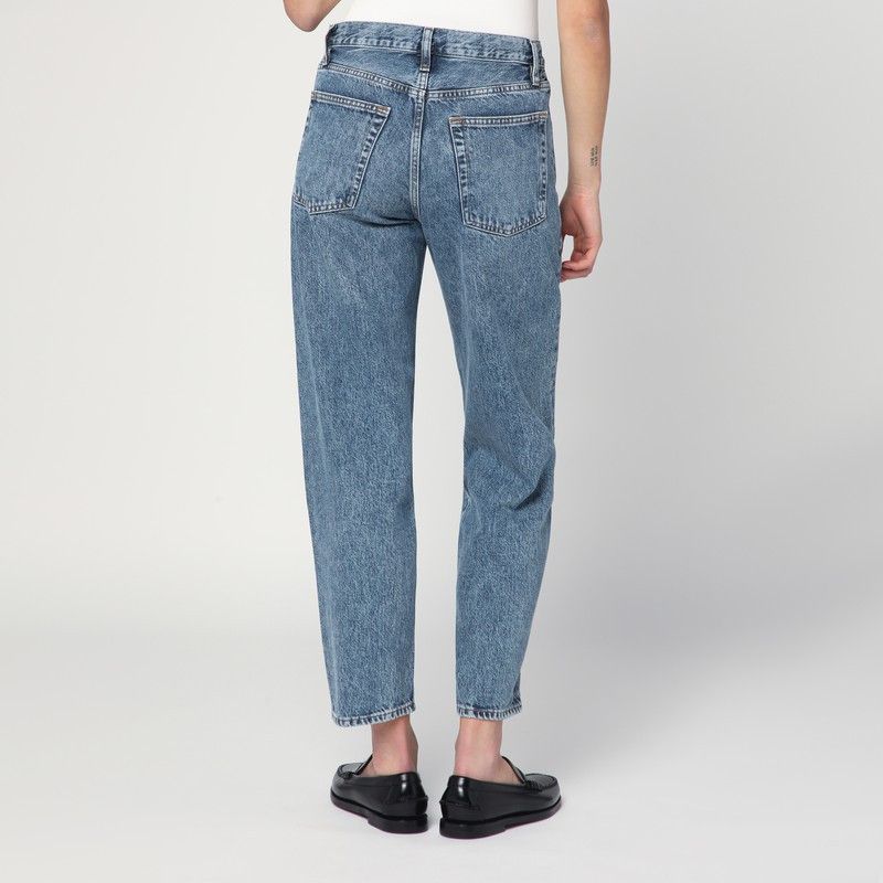 Frame Frame Light Blue Washed-Effect Jeans Size 29" - 2 Thumbnail