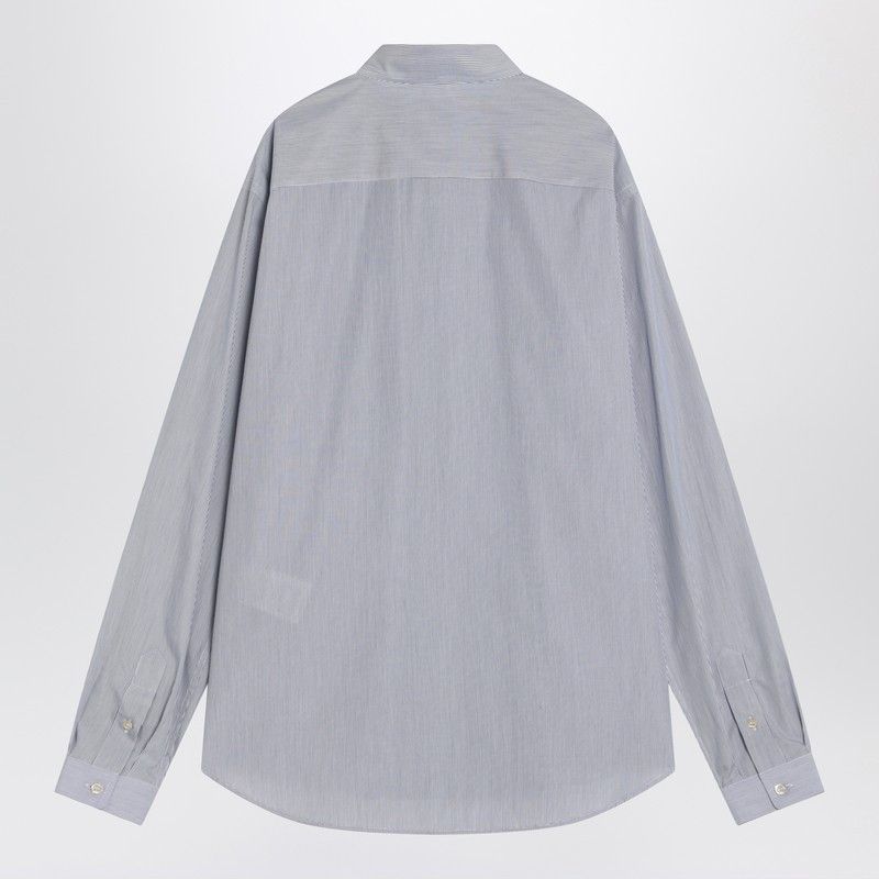 Valentino Valentino Light Blue Cotton Shirt With Logo Size US L / EU 52-54 / 3 - 2 Thumbnail