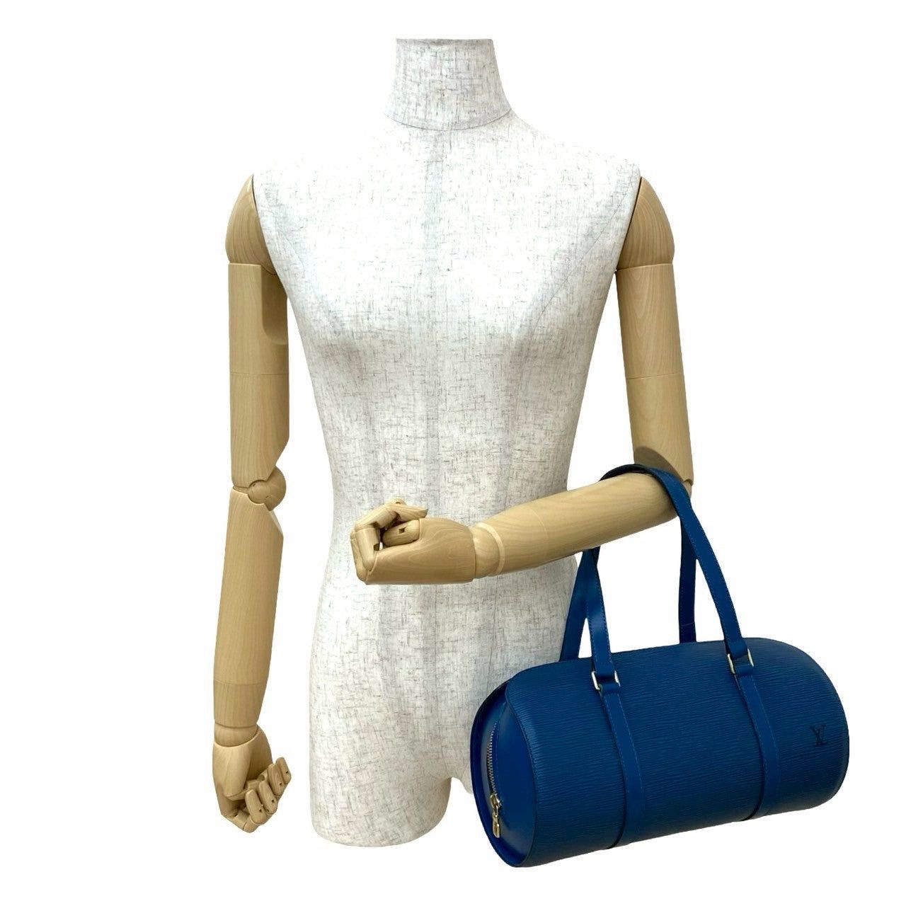 Louis Vuitton Louis Vuitton Handbag Blue Leather Size ONE SIZE - 2 Thumbnail