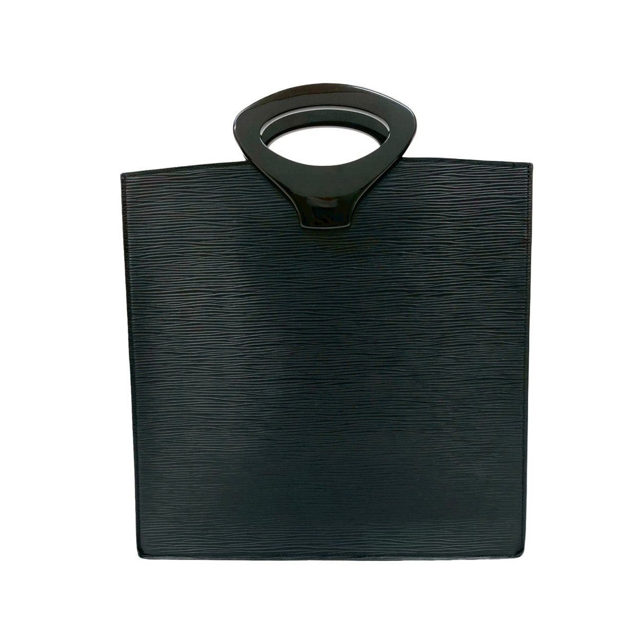 Louis Vuitton Louis Vuitton Handbag Black Leather Size ONE SIZE - 3 Thumbnail