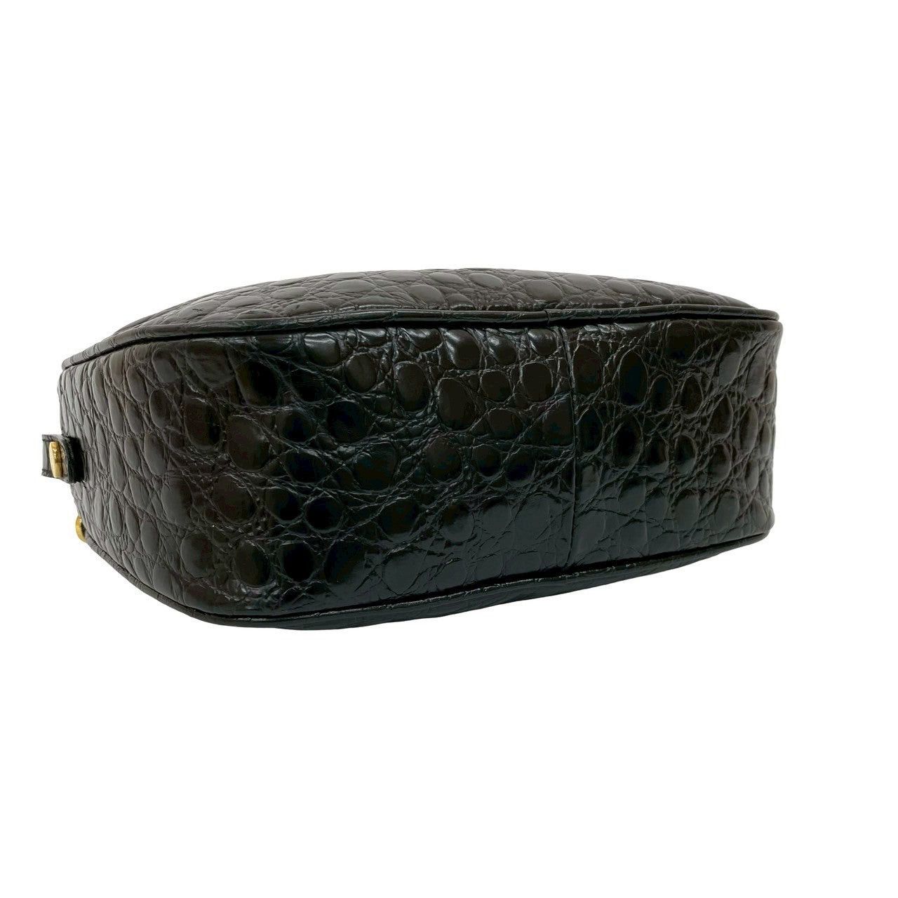 Salvatore Ferragamo Salvatore Ferragamo Shoulder Bag Black Leather Size ONE SIZE - 7 Thumbnail