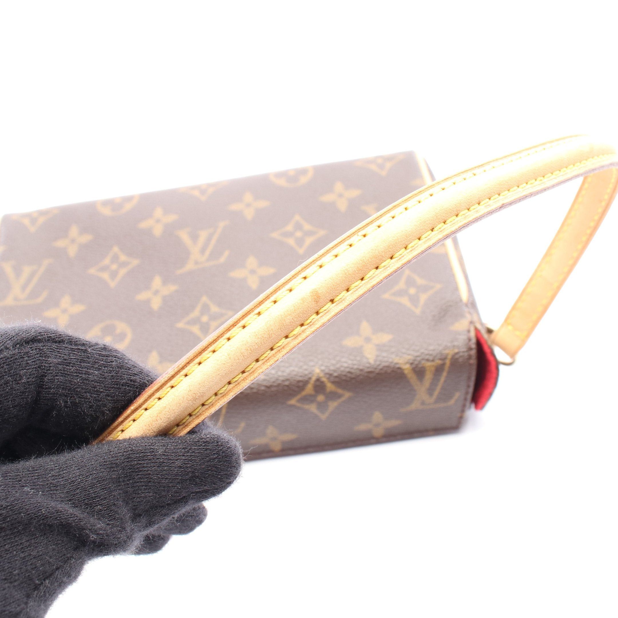 Louis Vuitton Louis Vuitton Recital Monogram Handbag Leather Brown Size ONE SIZE - 6 Thumbnail