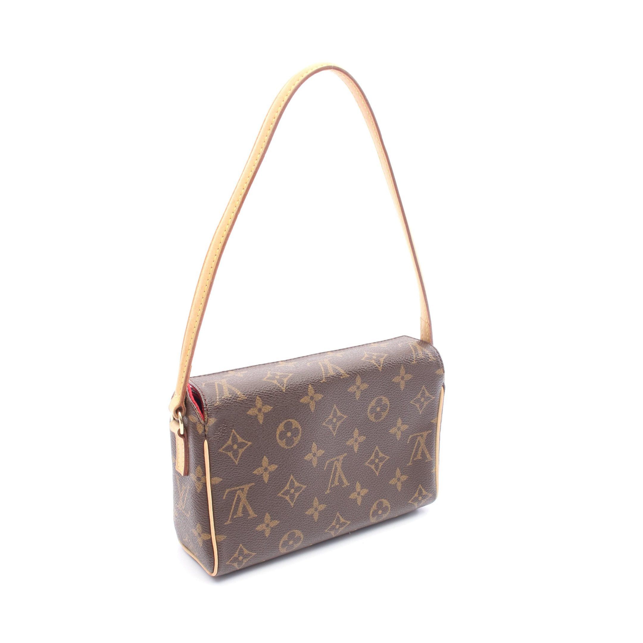 Louis Vuitton Louis Vuitton Recital Monogram Handbag Leather Brown Size ONE SIZE - 2 Thumbnail