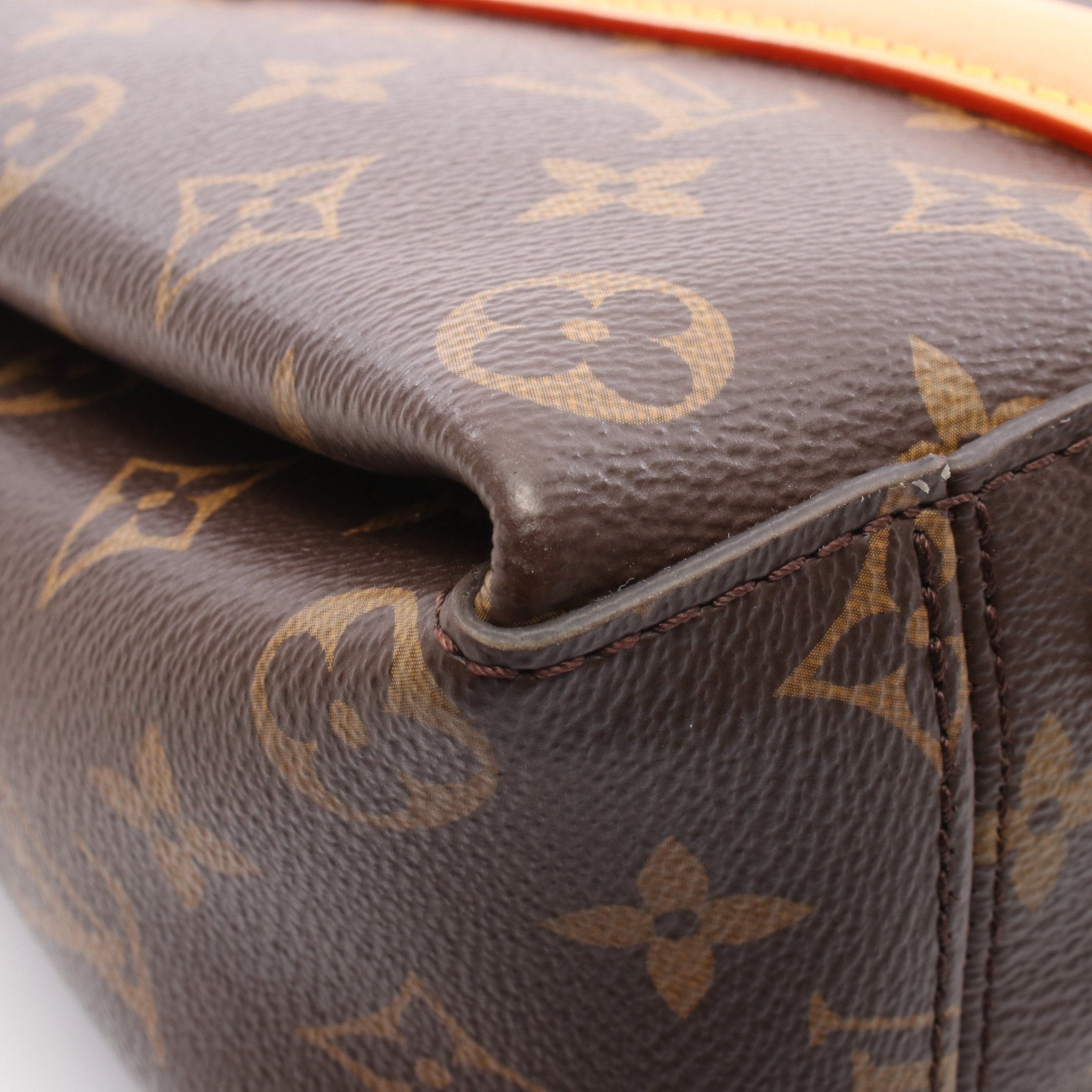 Louis Vuitton Louis Vuitton Soufflot Bb Monogram Handbag Leather Brown Size ONE SIZE - 6 Thumbnail