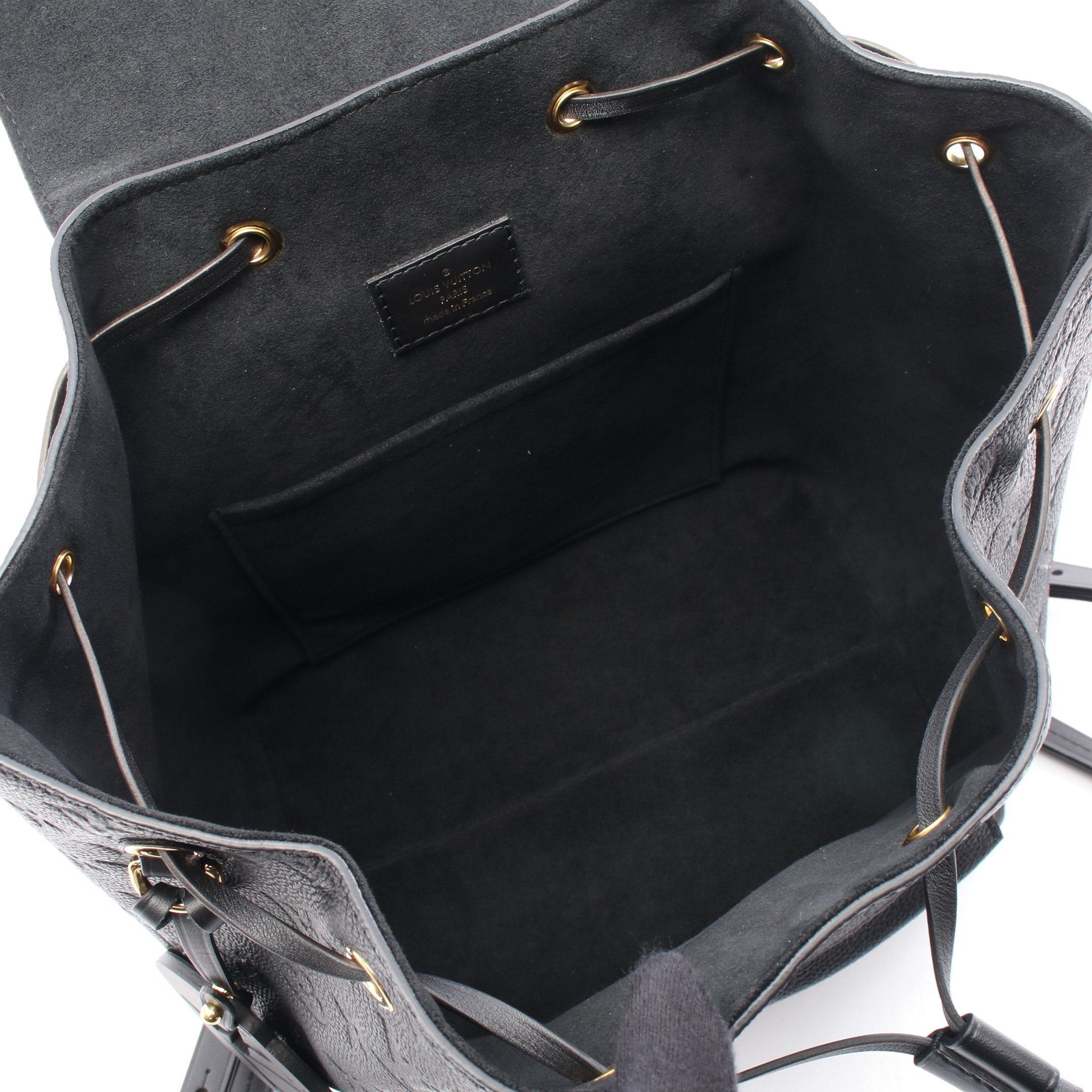 Louis Vuitton Louis Vuitton Montsouris Pm Monogram Empreinte Noir Backpack Rucksack Leather Black Size ONE SIZE - 3 Thumbnail