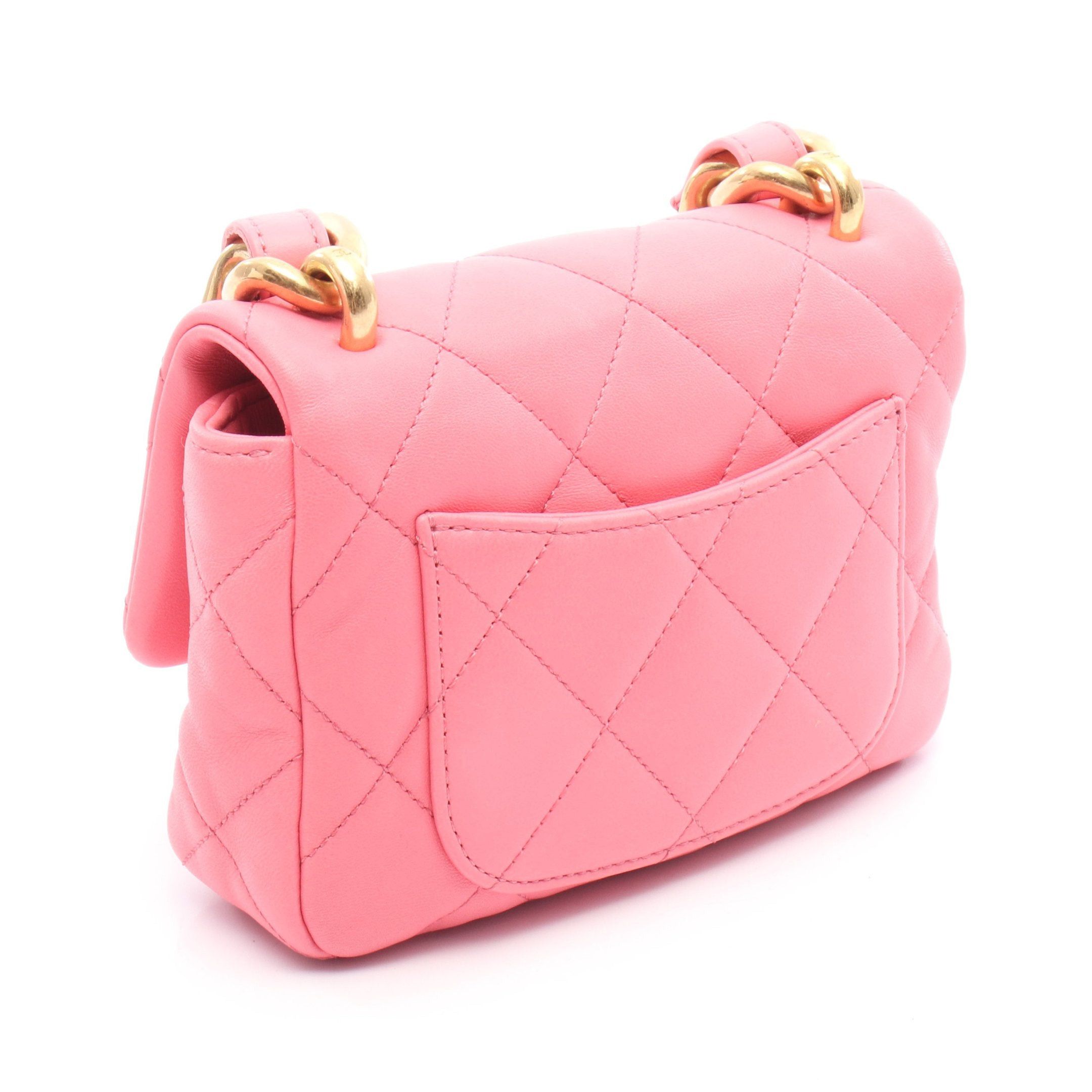 Chanel Chanel Matelasse Chain Shoulder Bag Leather Pink Gold Hardware Size ONE SIZE - 2 Thumbnail