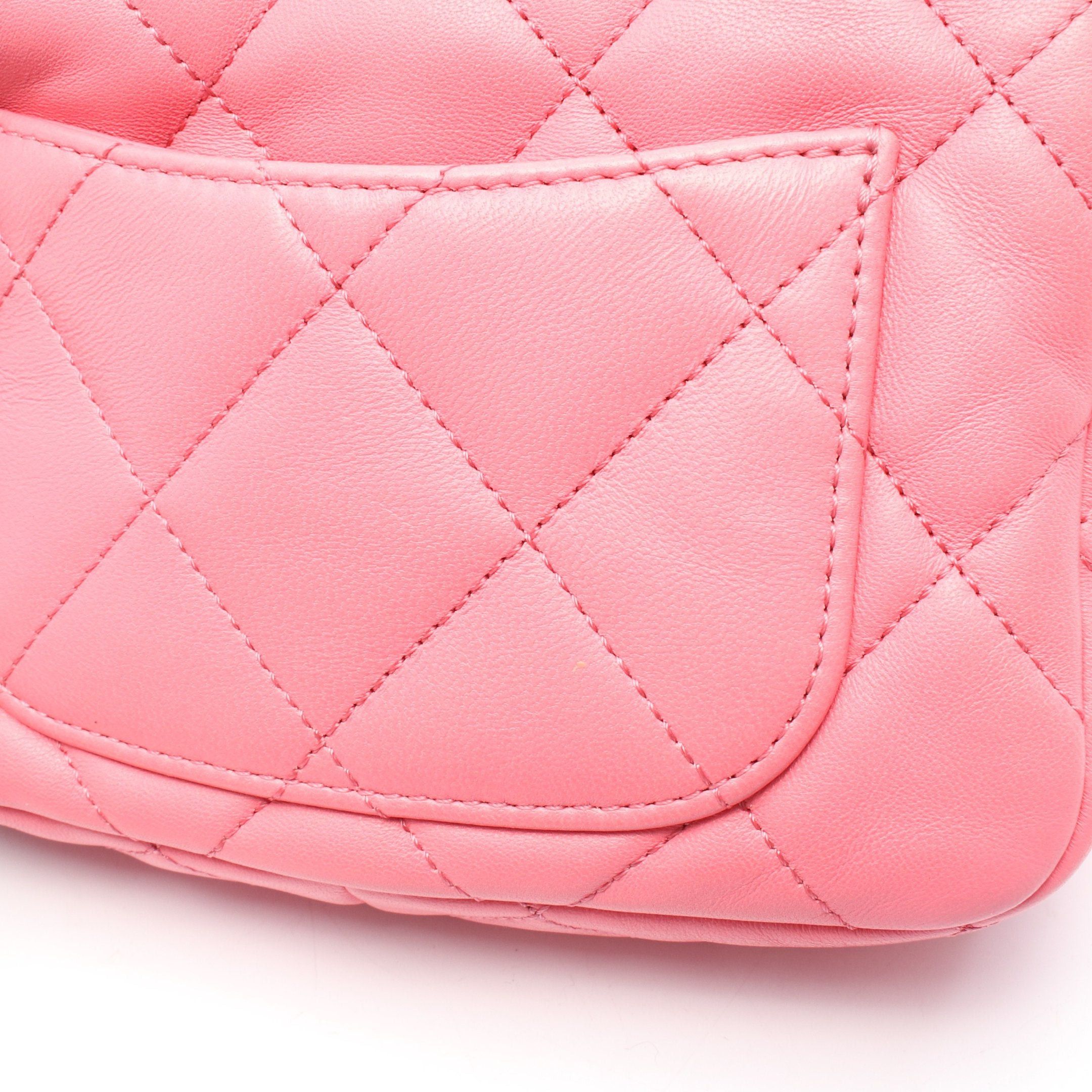 Chanel Chanel Matelasse Chain Shoulder Bag Leather Pink Gold Hardware Size ONE SIZE - 8 Thumbnail