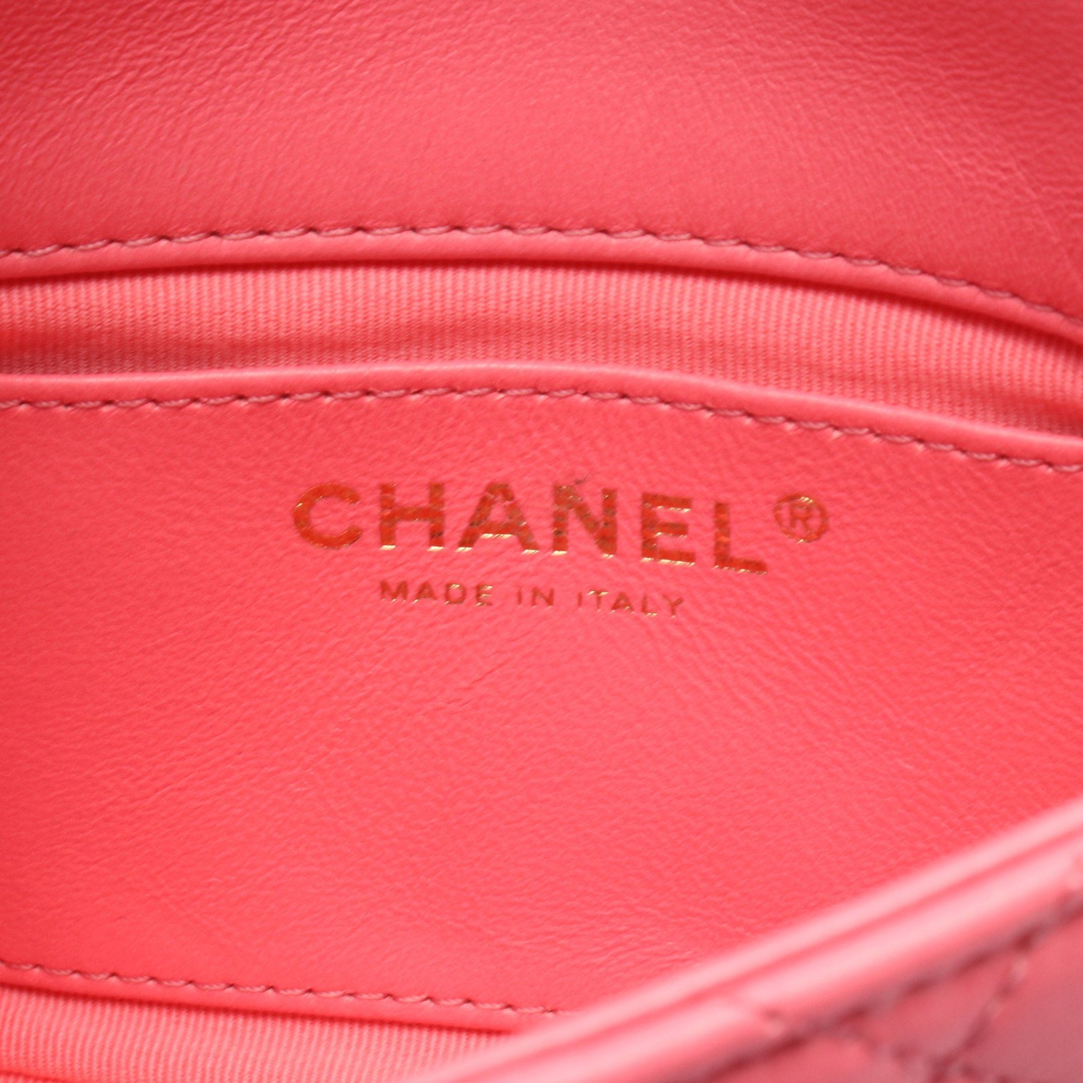 Chanel Chanel Matelasse Chain Shoulder Bag Leather Pink Gold Hardware Size ONE SIZE - 4 Thumbnail