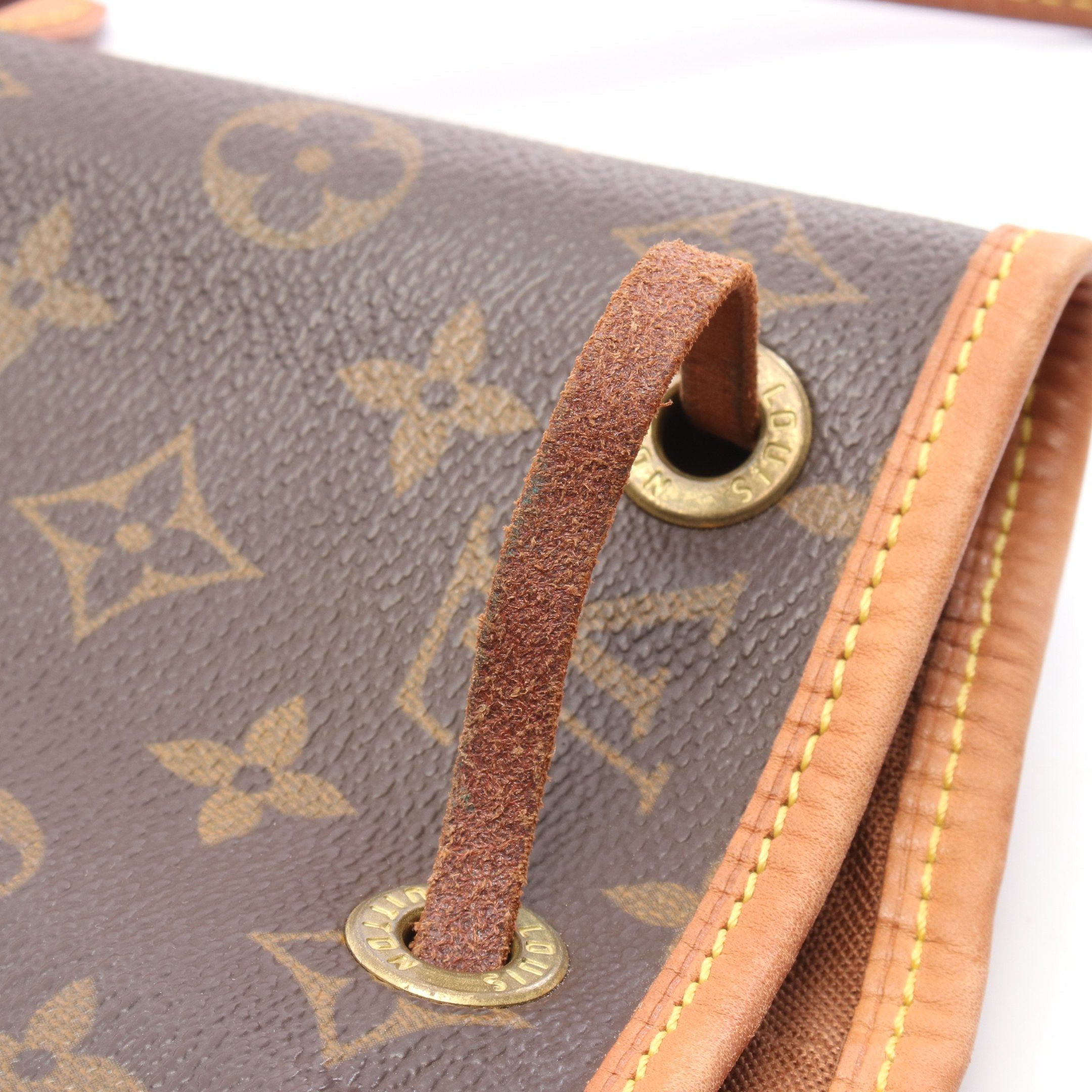 Louis Vuitton Louis Vuitton Montsouris Mm Monogram Backpack Rucksack Leather Brown Size ONE SIZE - 8 Thumbnail