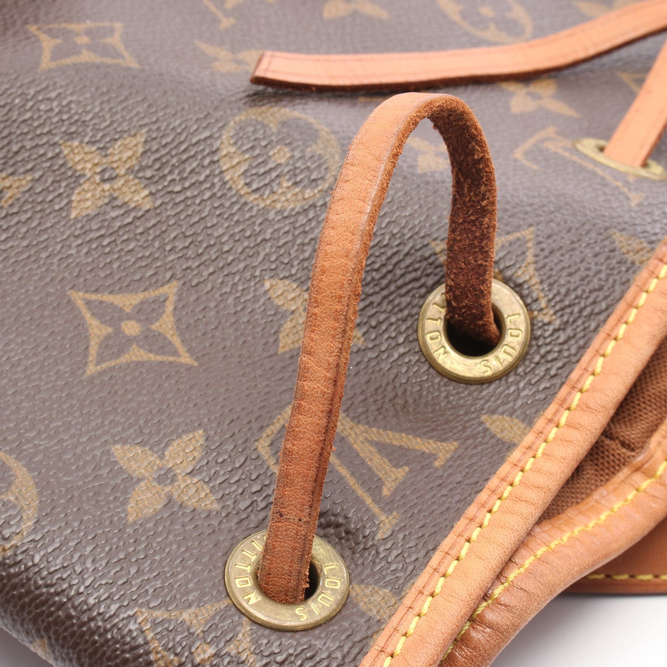 Louis Vuitton Louis Vuitton Montsouris Mm Monogram Backpack Rucksack Leather Brown Size ONE SIZE - 9 Thumbnail