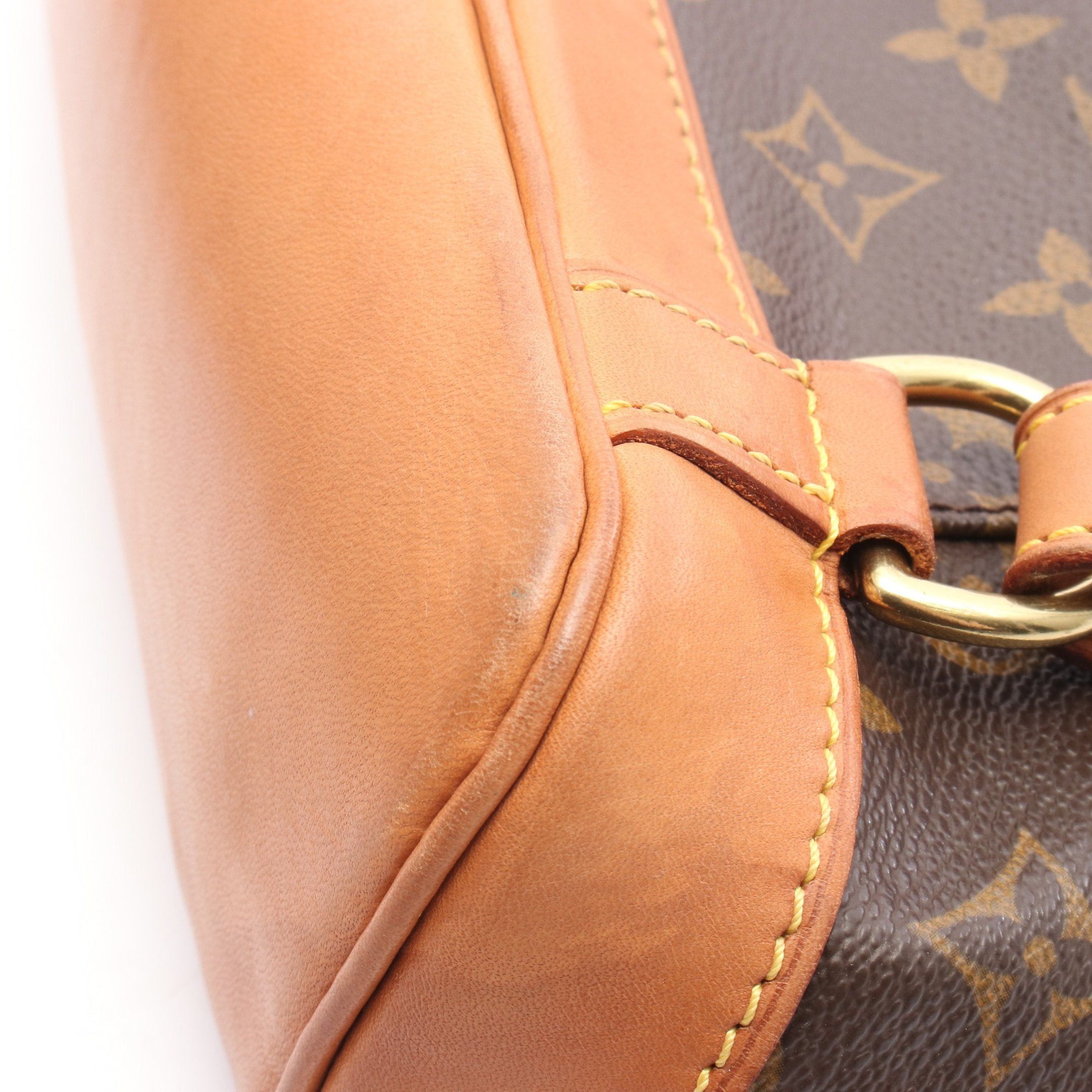 Louis Vuitton Louis Vuitton Montsouris Mm Monogram Backpack Rucksack Leather Brown Size ONE SIZE - 7 Thumbnail
