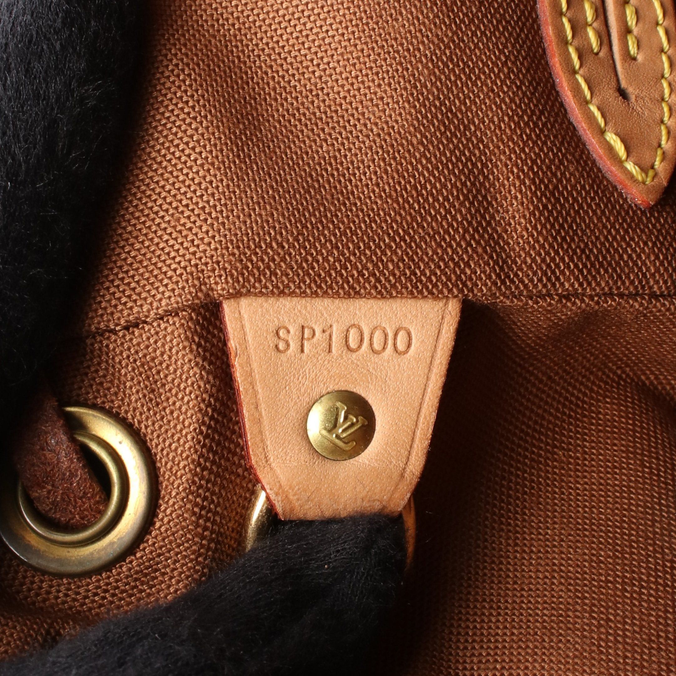 Louis Vuitton Louis Vuitton Montsouris Mm Monogram Backpack Rucksack Leather Brown Size ONE SIZE - 5 Thumbnail