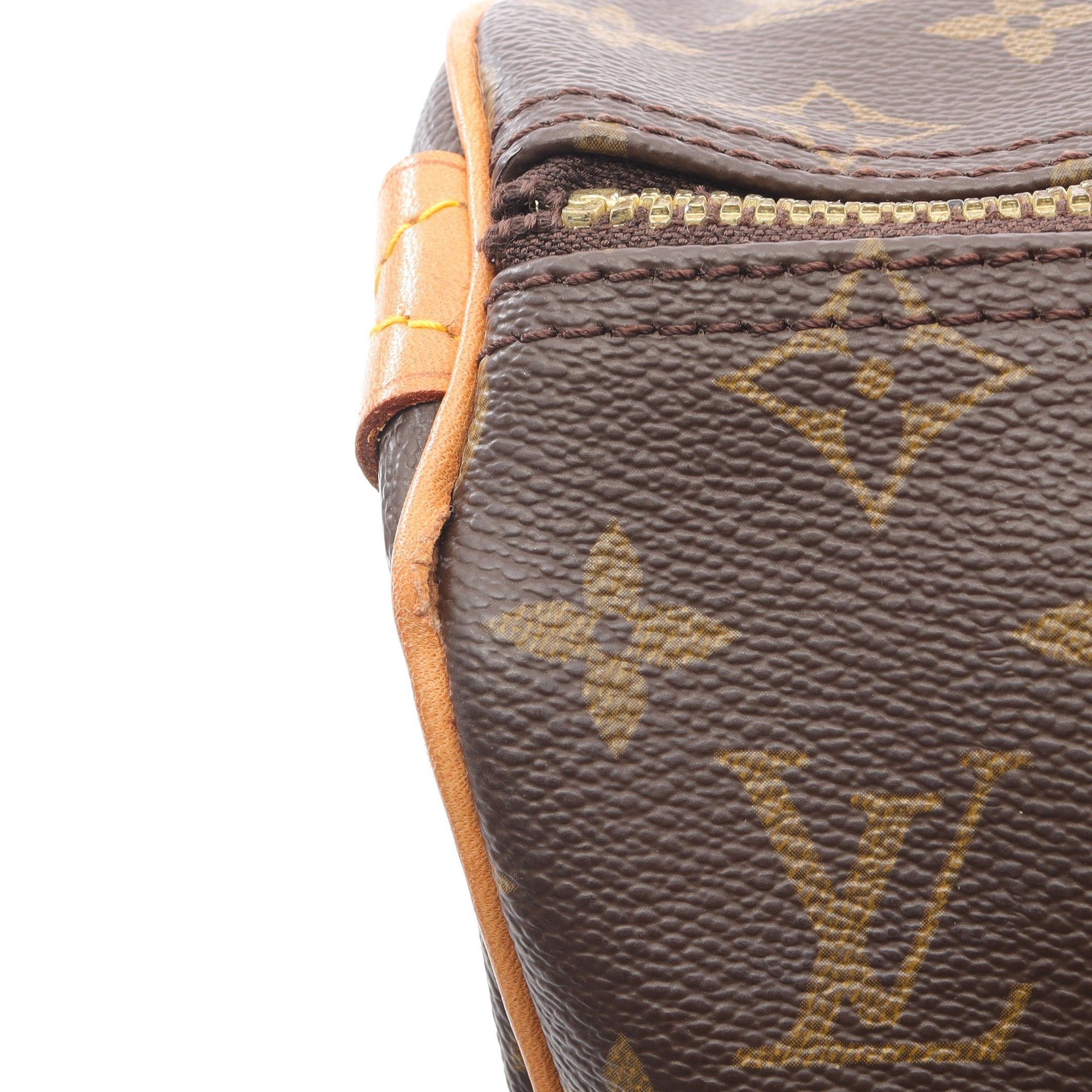 Louis Vuitton Louis Vuitton Keepall 45 Monogram Boston Bag Leather Brown Size ONE SIZE - 10 Thumbnail