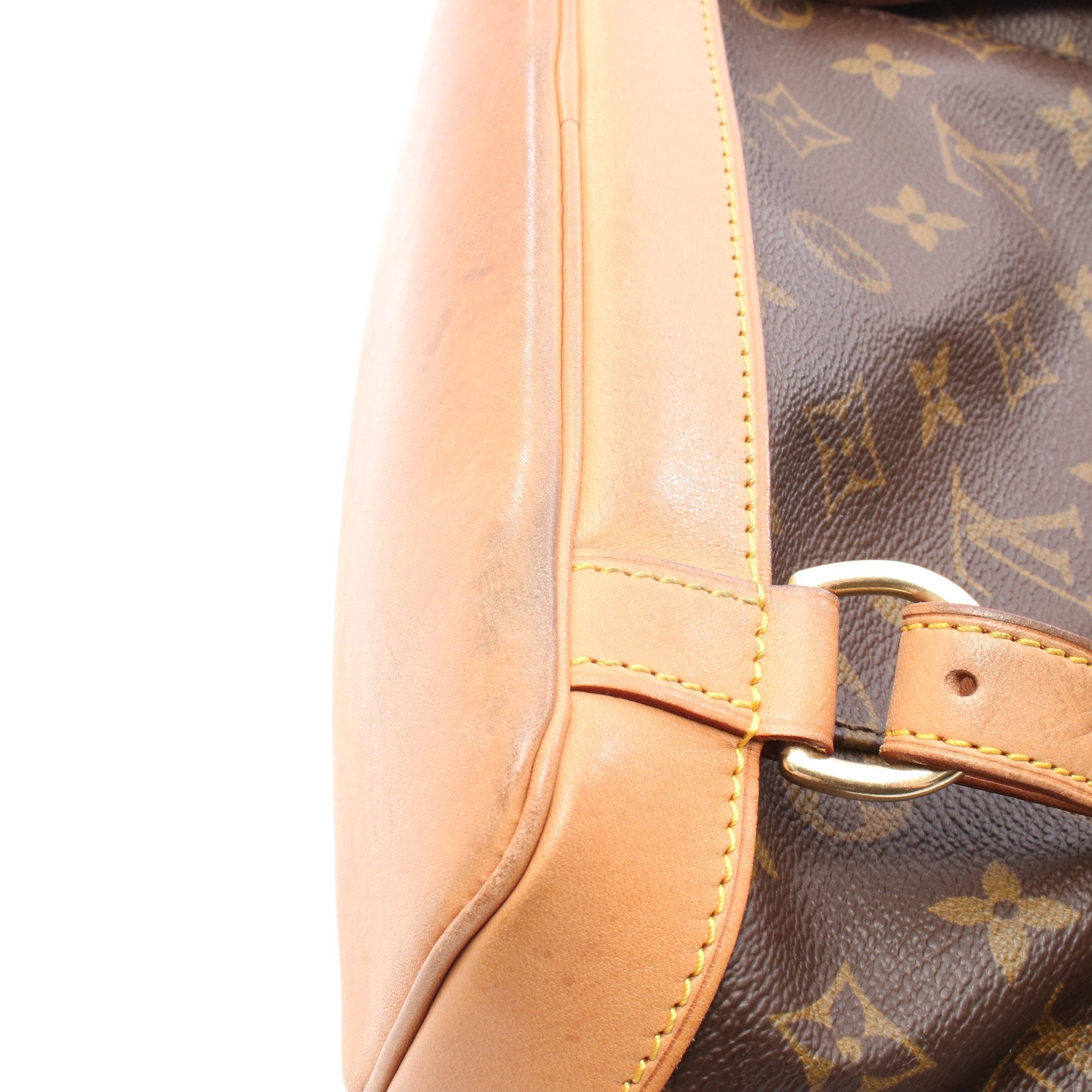 Louis Vuitton Louis Vuitton Montsouris Mm Monogram Backpack Rucksack Leather Brown Size ONE SIZE - 7 Thumbnail