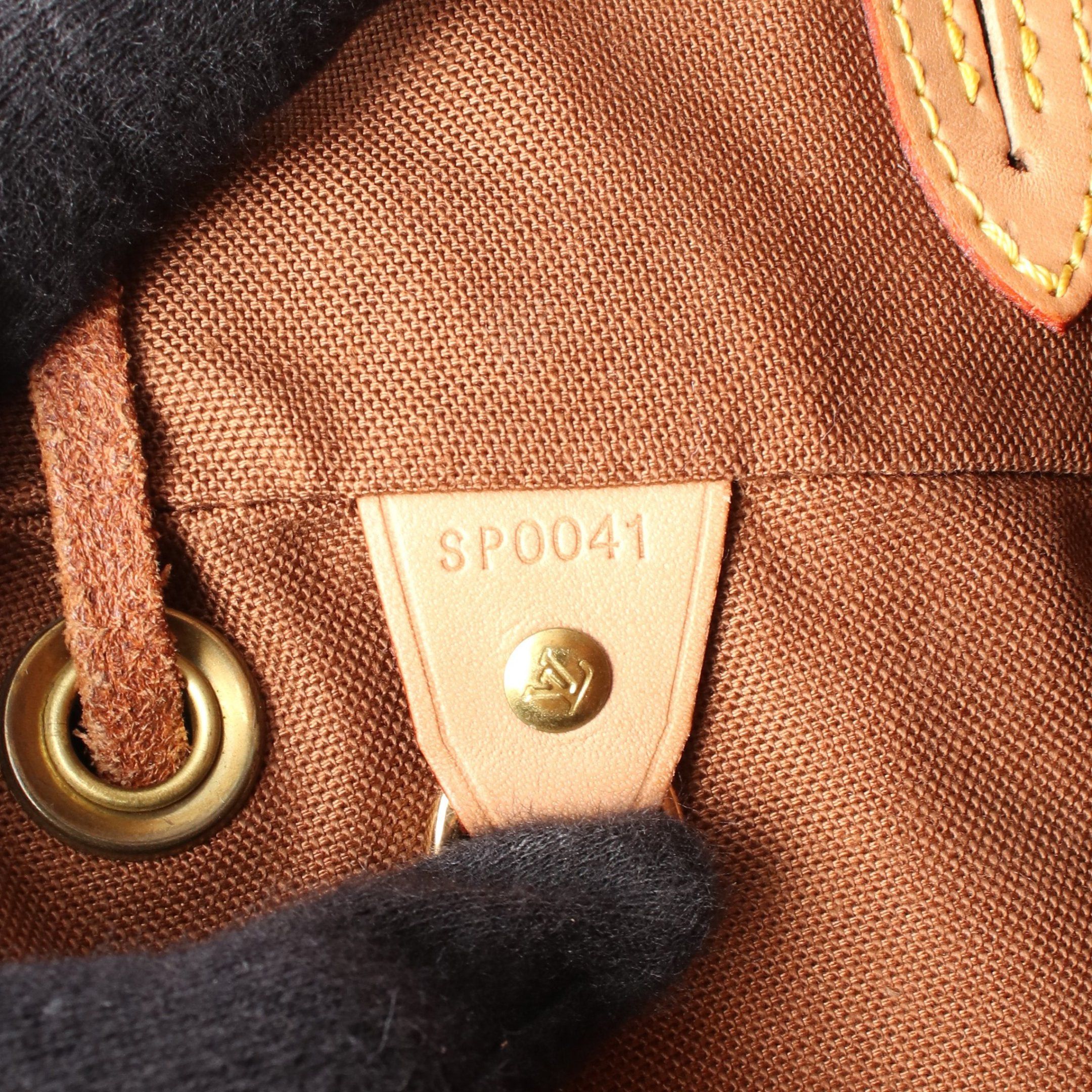 Louis Vuitton Louis Vuitton Montsouris Mm Monogram Backpack Rucksack Leather Brown Size ONE SIZE - 5 Thumbnail
