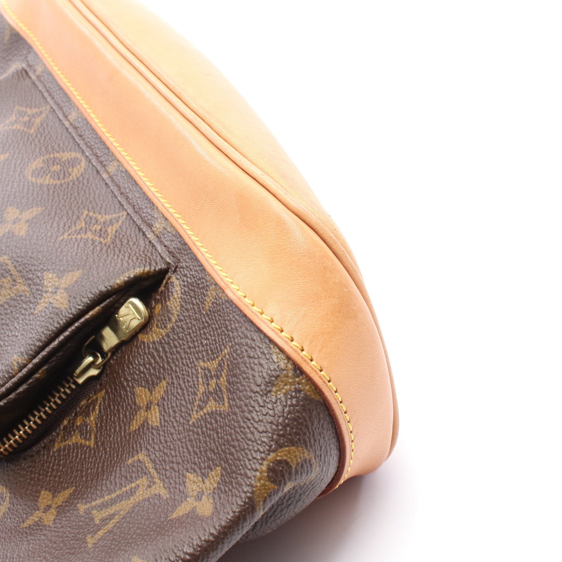 Louis Vuitton Louis Vuitton Montsouris Mm Monogram Backpack Rucksack Leather Brown Size ONE SIZE - 9 Thumbnail