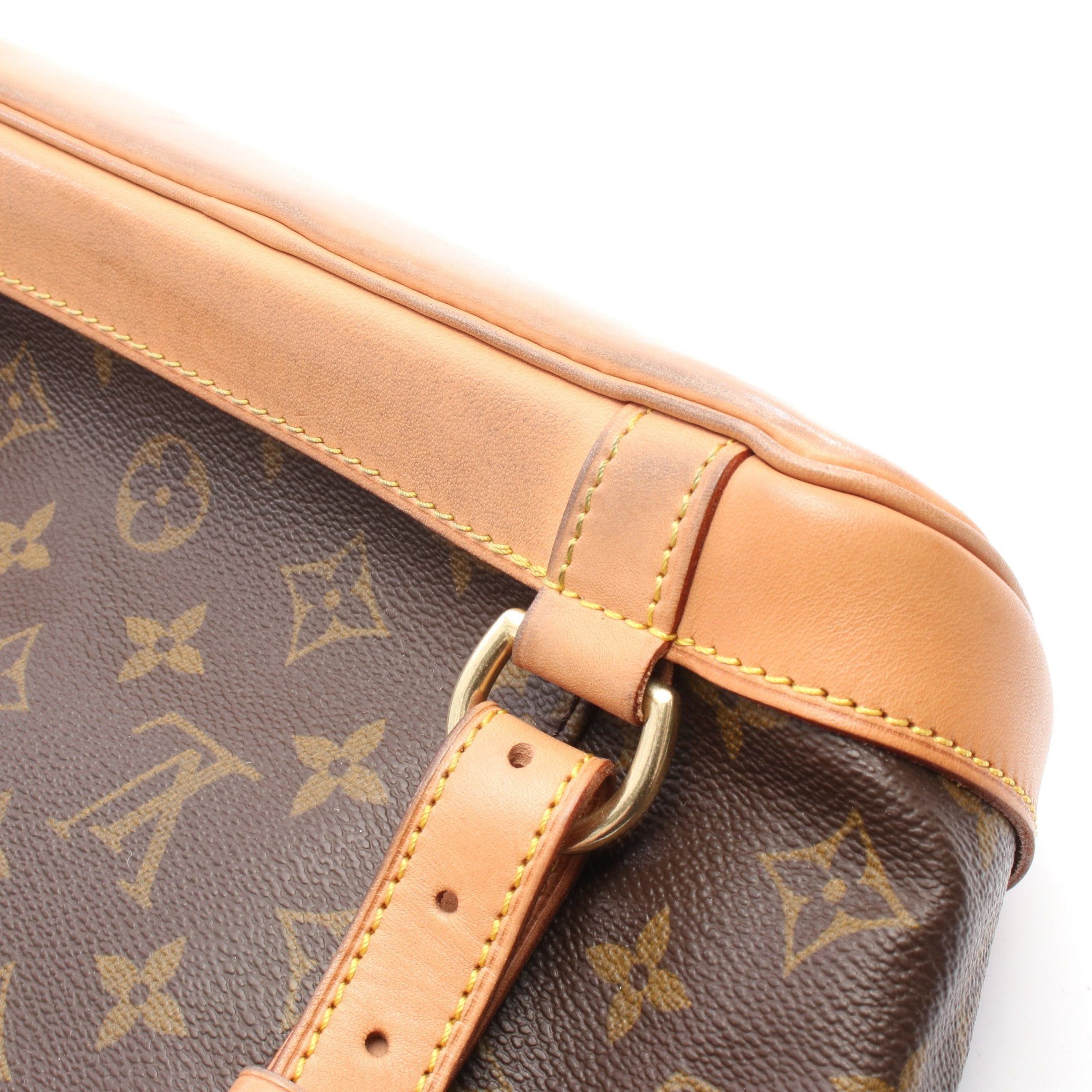Louis Vuitton Louis Vuitton Montsouris Mm Monogram Backpack Rucksack Leather Brown Size ONE SIZE - 8 Thumbnail