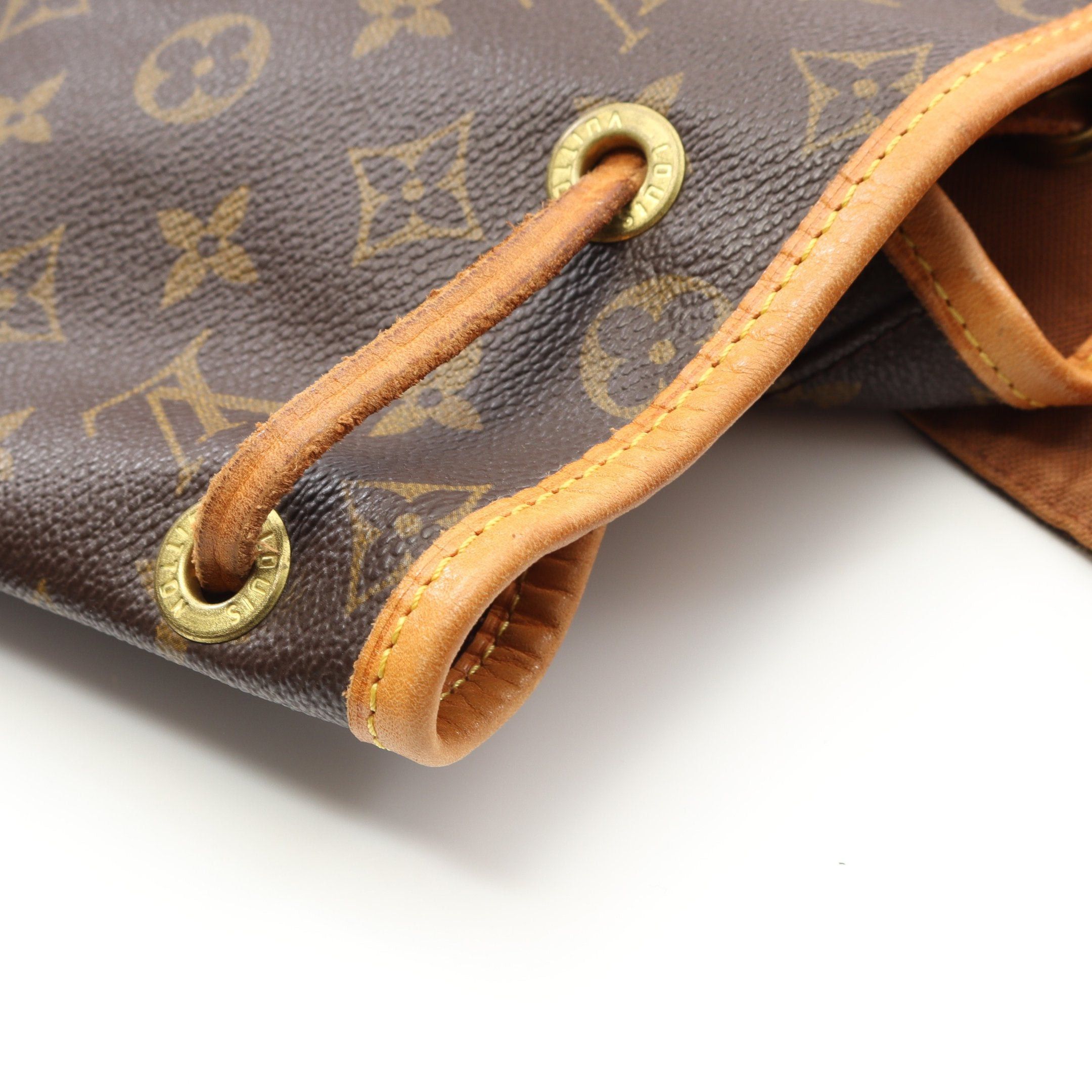 Louis Vuitton Louis Vuitton Montsouris Gm Monogram Backpack Rucksack Leather Brown Size ONE SIZE - 8 Thumbnail