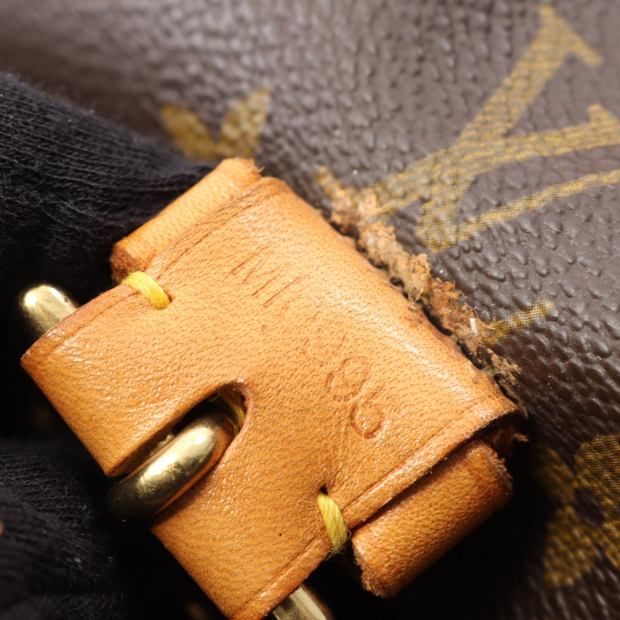 Louis Vuitton Louis Vuitton Montsouris Gm Monogram Backpack Rucksack Leather Brown Size ONE SIZE - 5 Thumbnail