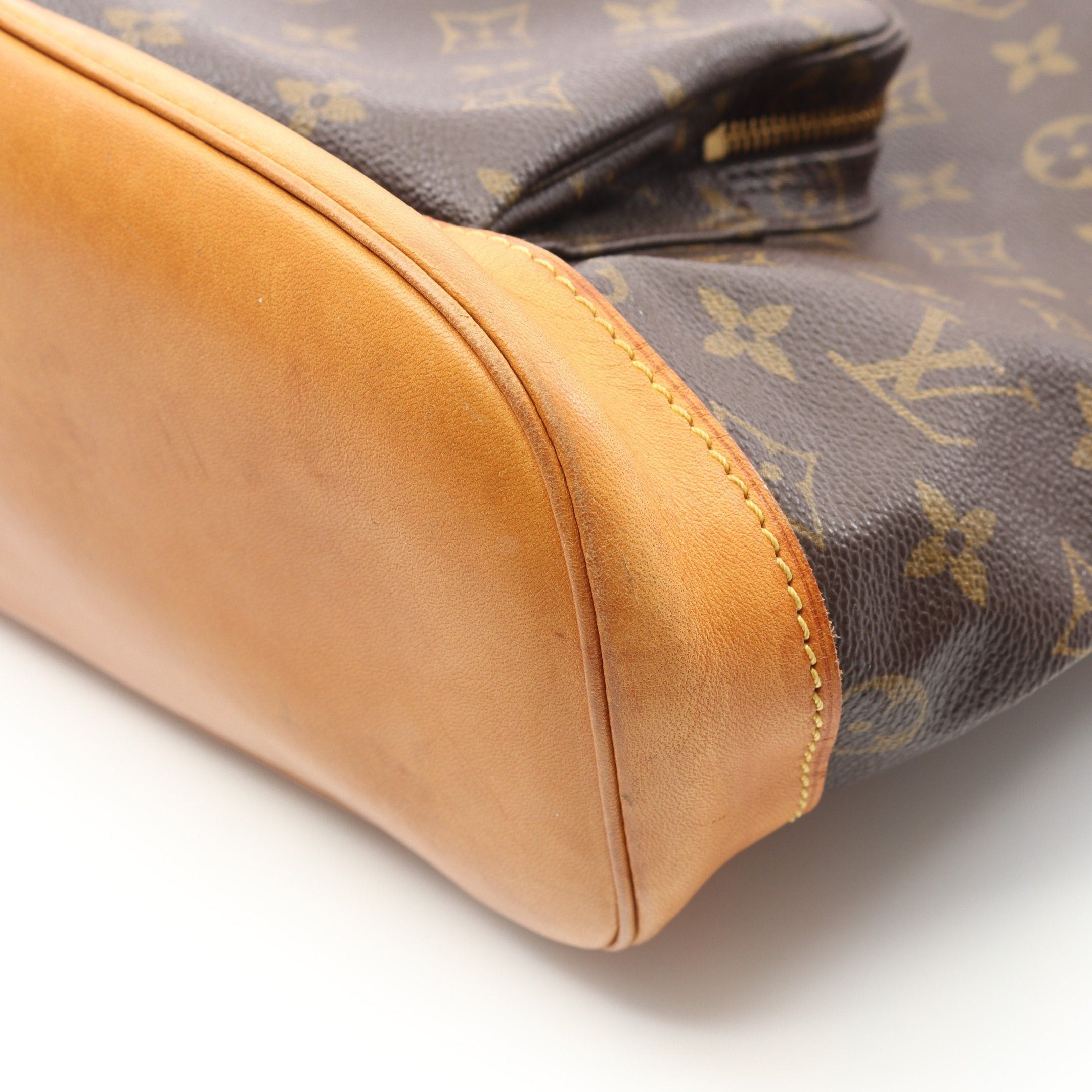 Louis Vuitton Louis Vuitton Montsouris Gm Monogram Backpack Rucksack Leather Brown Size ONE SIZE - 6 Thumbnail