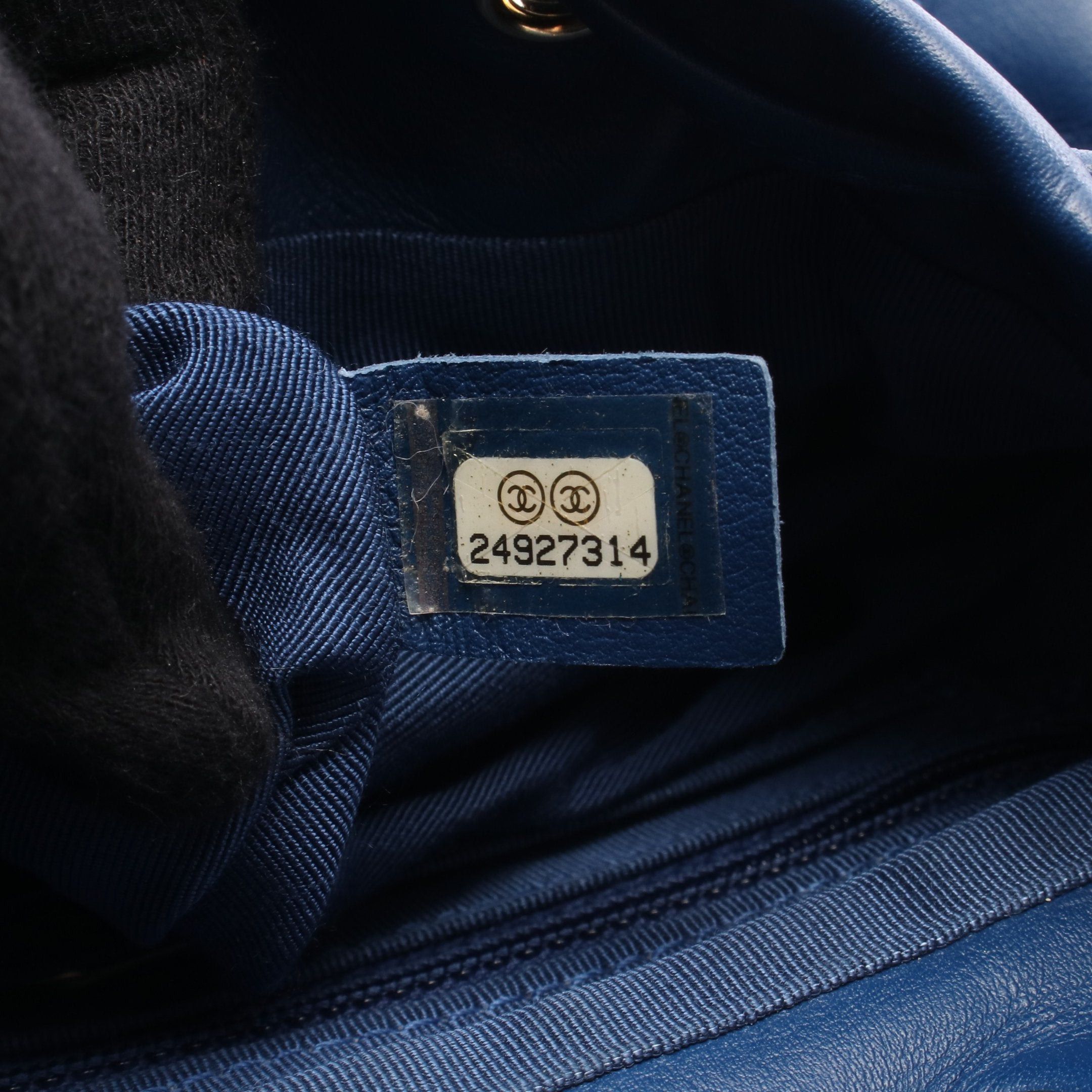 Chanel Chanel Matelasse Backpack Rucksack Lambskin Blue Gold Hardware Size ONE SIZE - 5 Thumbnail