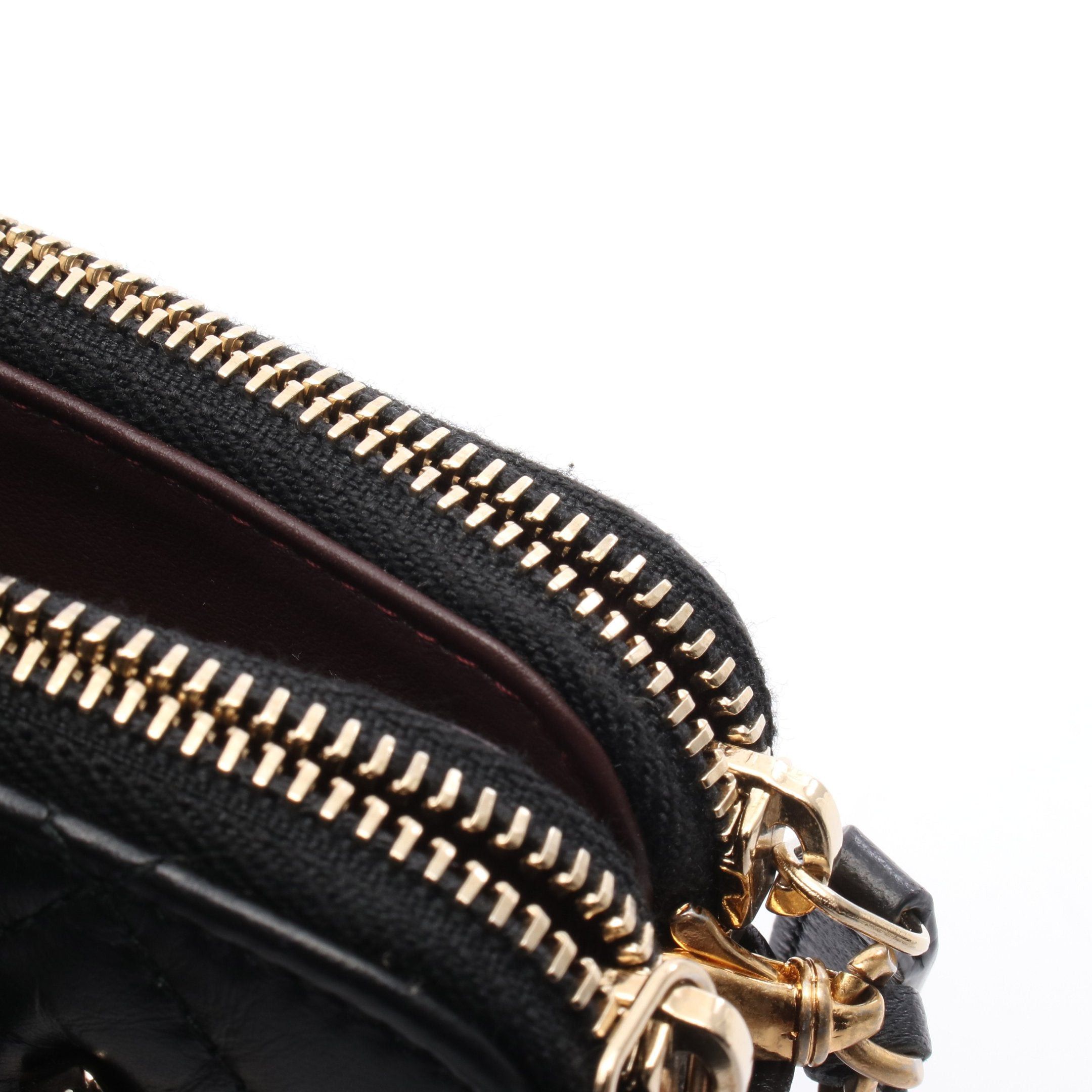 Chanel Chanel 2.55 Matelasse Chain Shoulder Bag Leather Black Gold Hardware Size ONE SIZE - 6 Thumbnail