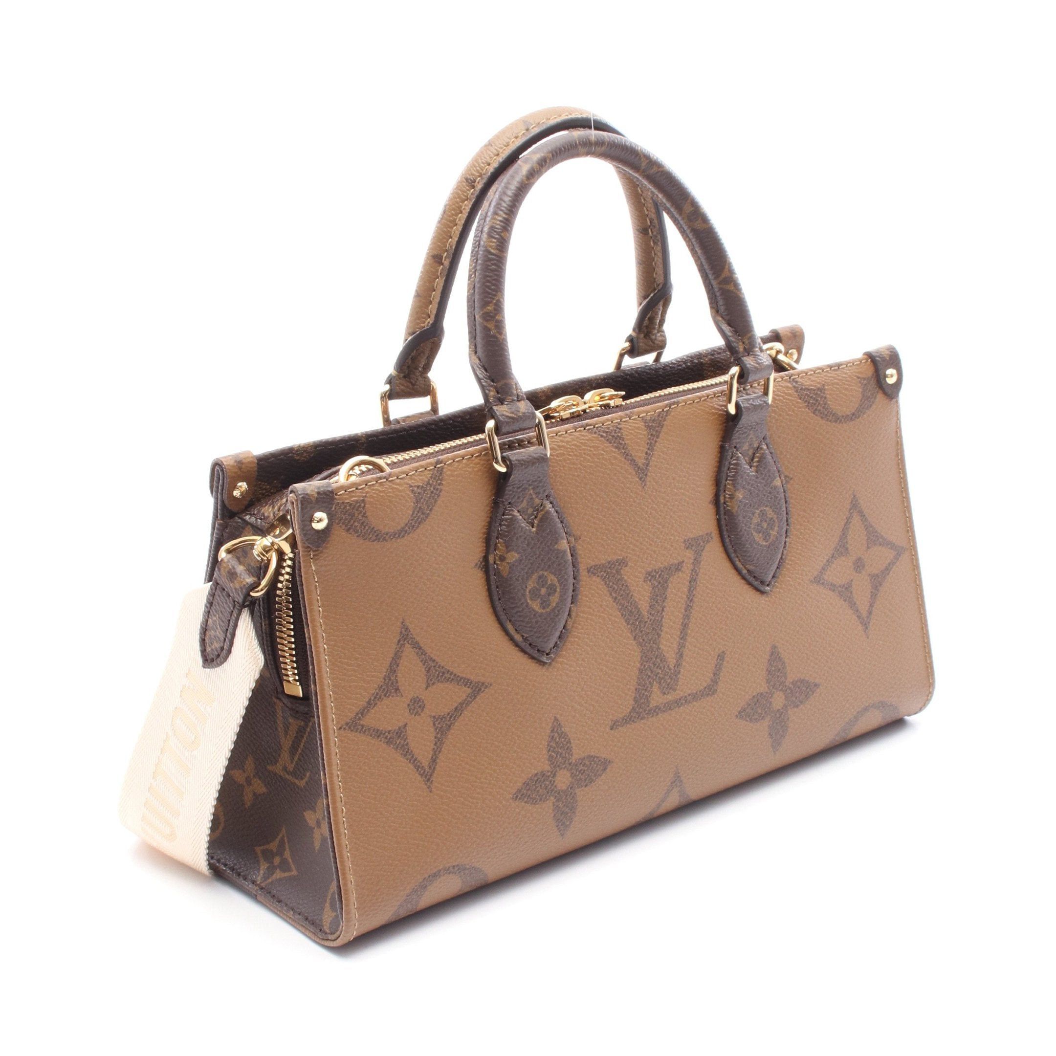 Louis Vuitton Louis Vuitton On-The-Go Ew Monogram Giant Reverse Handbag Brown Light Size ONE SIZE - 2 Thumbnail