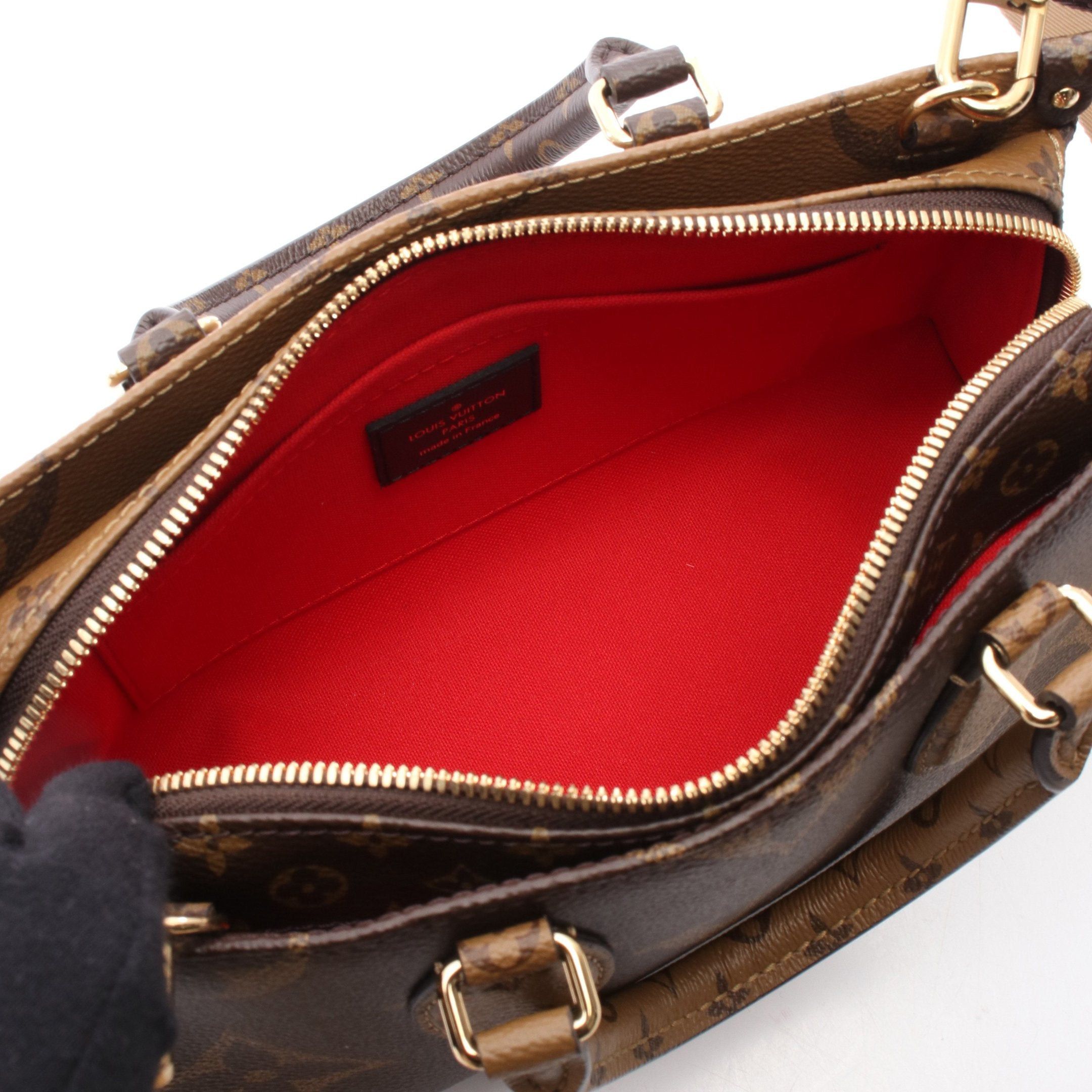Louis Vuitton Louis Vuitton On-The-Go Ew Monogram Giant Reverse Handbag Brown Light Size ONE SIZE - 3 Thumbnail