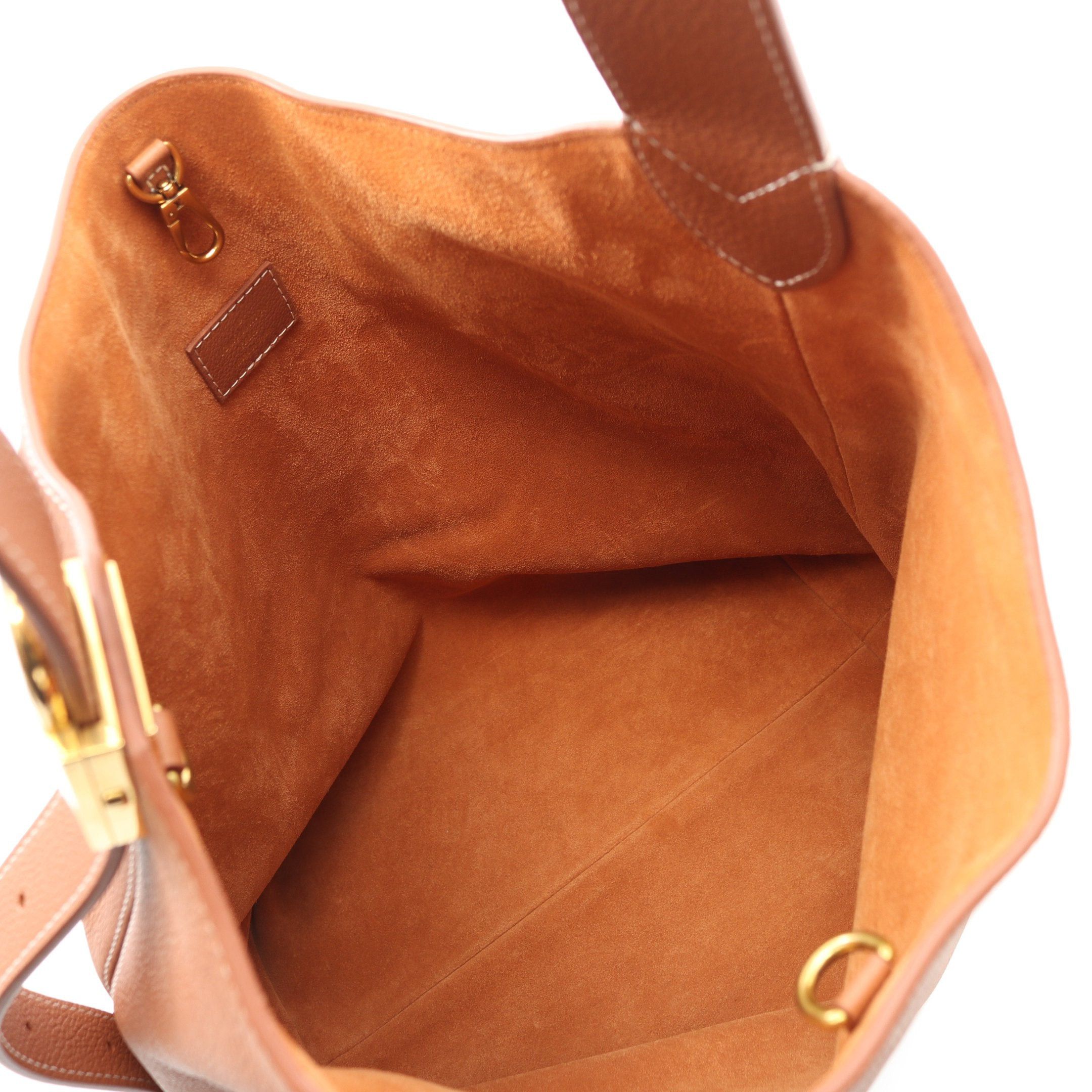 Louis Vuitton Louis Vuitton Lowkey Hobo Mm Cognac Shoulder Bag Leather Brown Size ONE SIZE - 3 Thumbnail