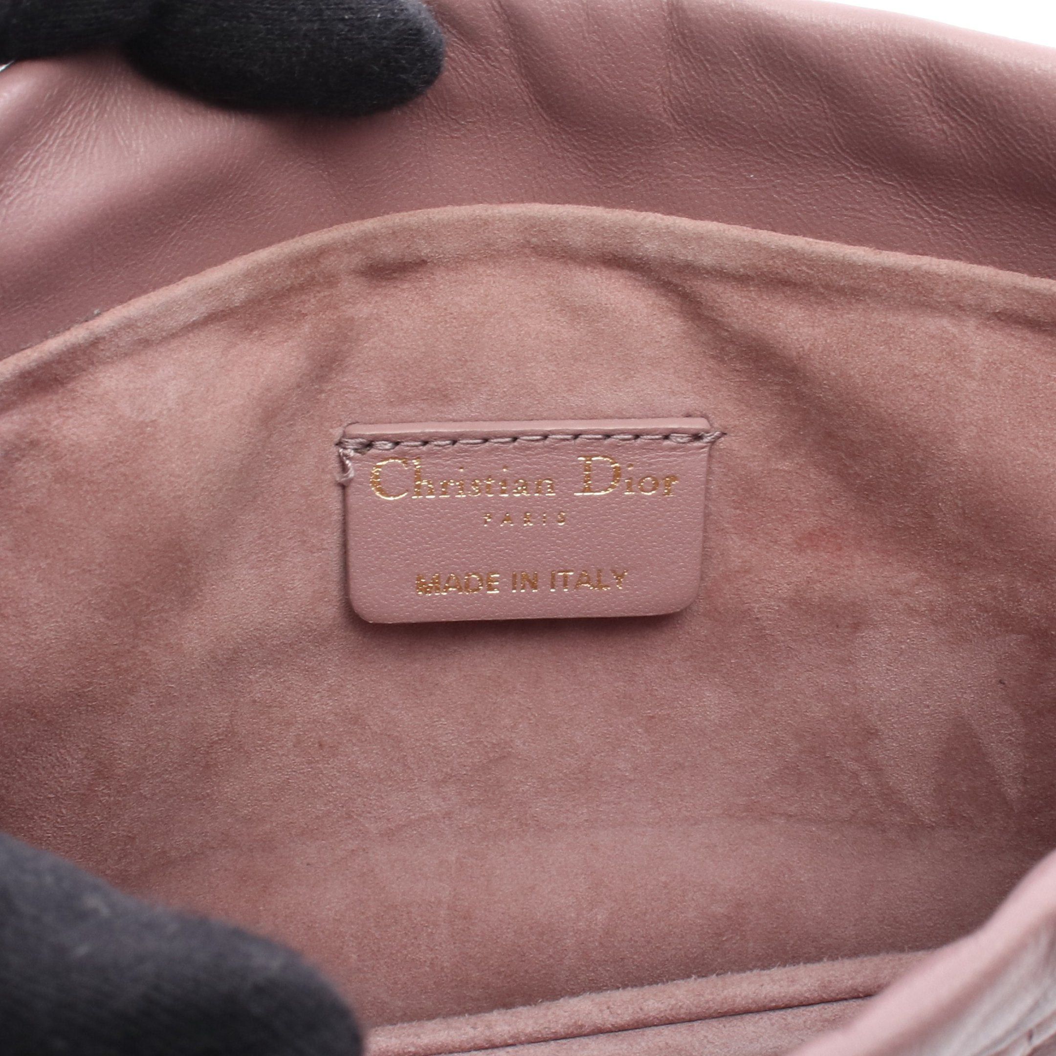 Dior Dior Millie Canage Chain Shoulder Bag Leather Dusty Pink Size ONE SIZE - 4 Thumbnail