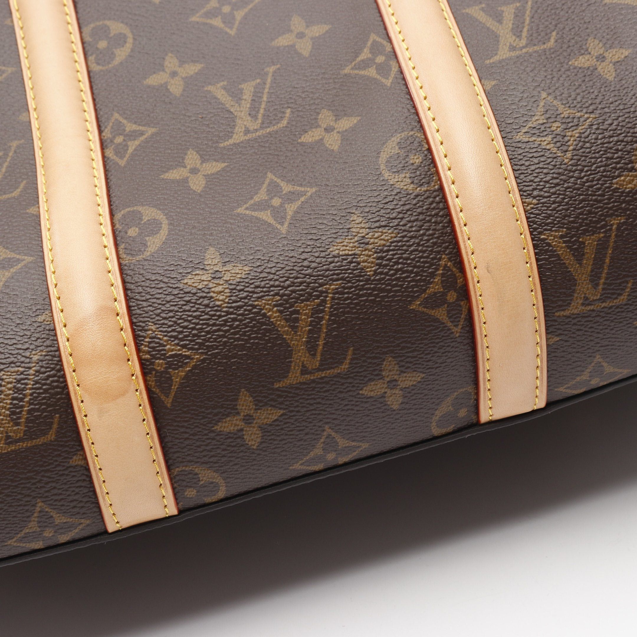 Louis Vuitton Louis Vuitton Soufflot Mm Monogram Handbag Leather Brown Size ONE SIZE - 10 Thumbnail