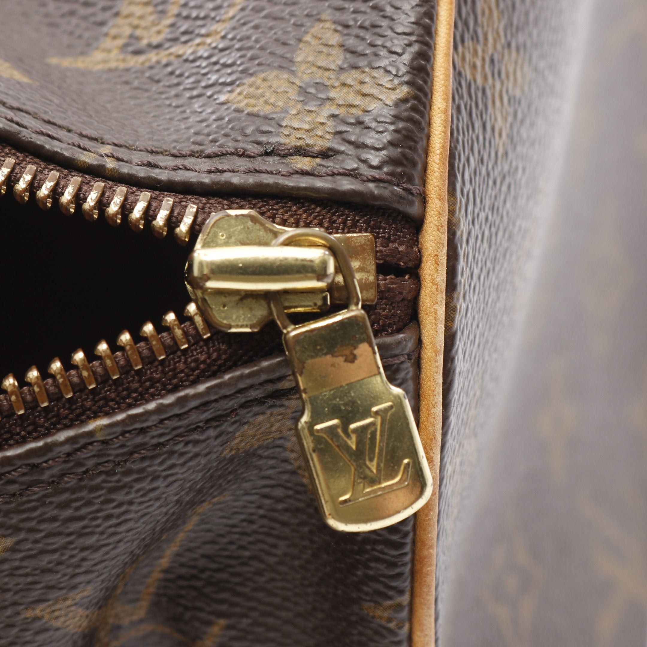 Louis Vuitton Louis Vuitton Papillon 30 Monogram Handbag Leather Brown Size ONE SIZE - 6 Thumbnail