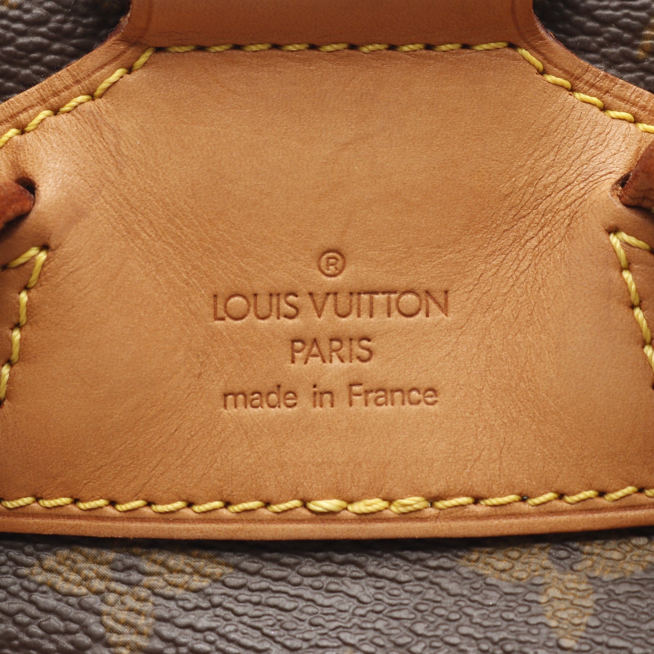 Louis Vuitton Louis Vuitton Montsouris Mm Monogram Backpack Rucksack Leather Brown Size ONE SIZE - 4 Thumbnail