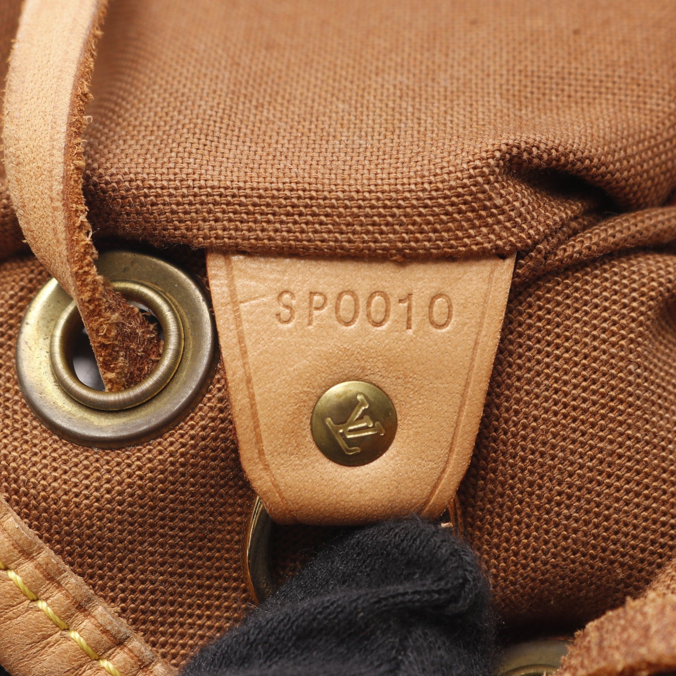 Louis Vuitton Louis Vuitton Montsouris Mm Monogram Backpack Rucksack Leather Brown Size ONE SIZE - 5 Thumbnail