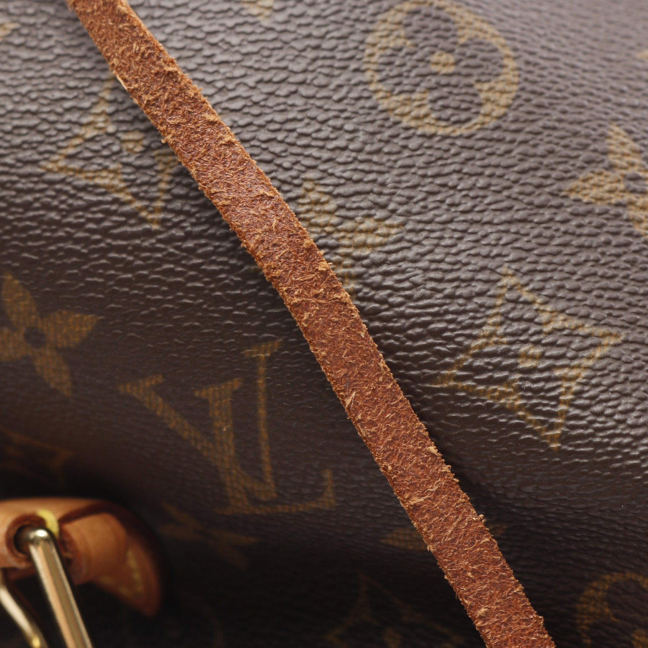 Louis Vuitton Louis Vuitton Montsouris Mm Monogram Backpack Rucksack Leather Brown Size ONE SIZE - 6 Thumbnail