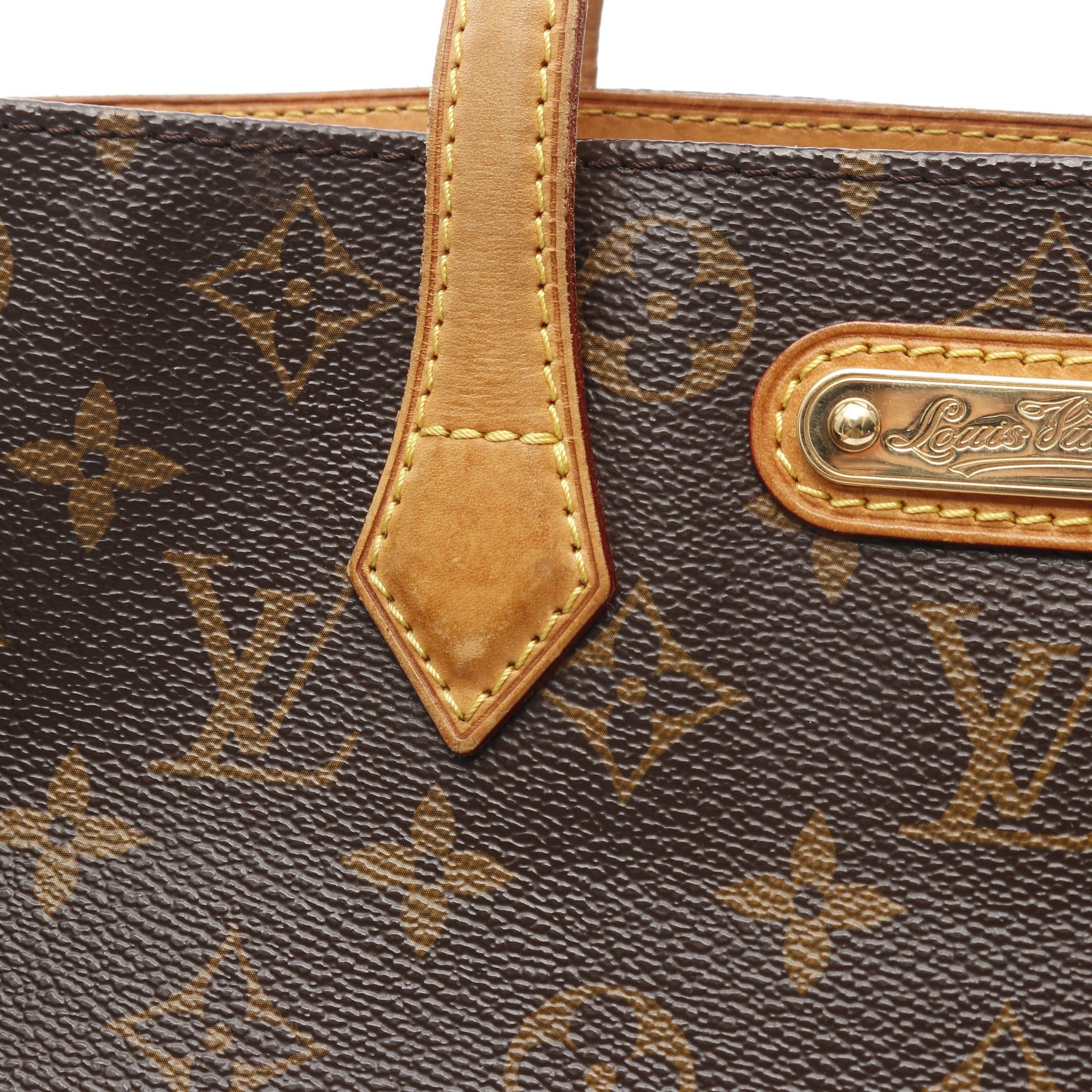 Louis Vuitton Louis Vuitton Wilshire Pm Monogram Handbag Leather Brown Size ONE SIZE - 9 Thumbnail
