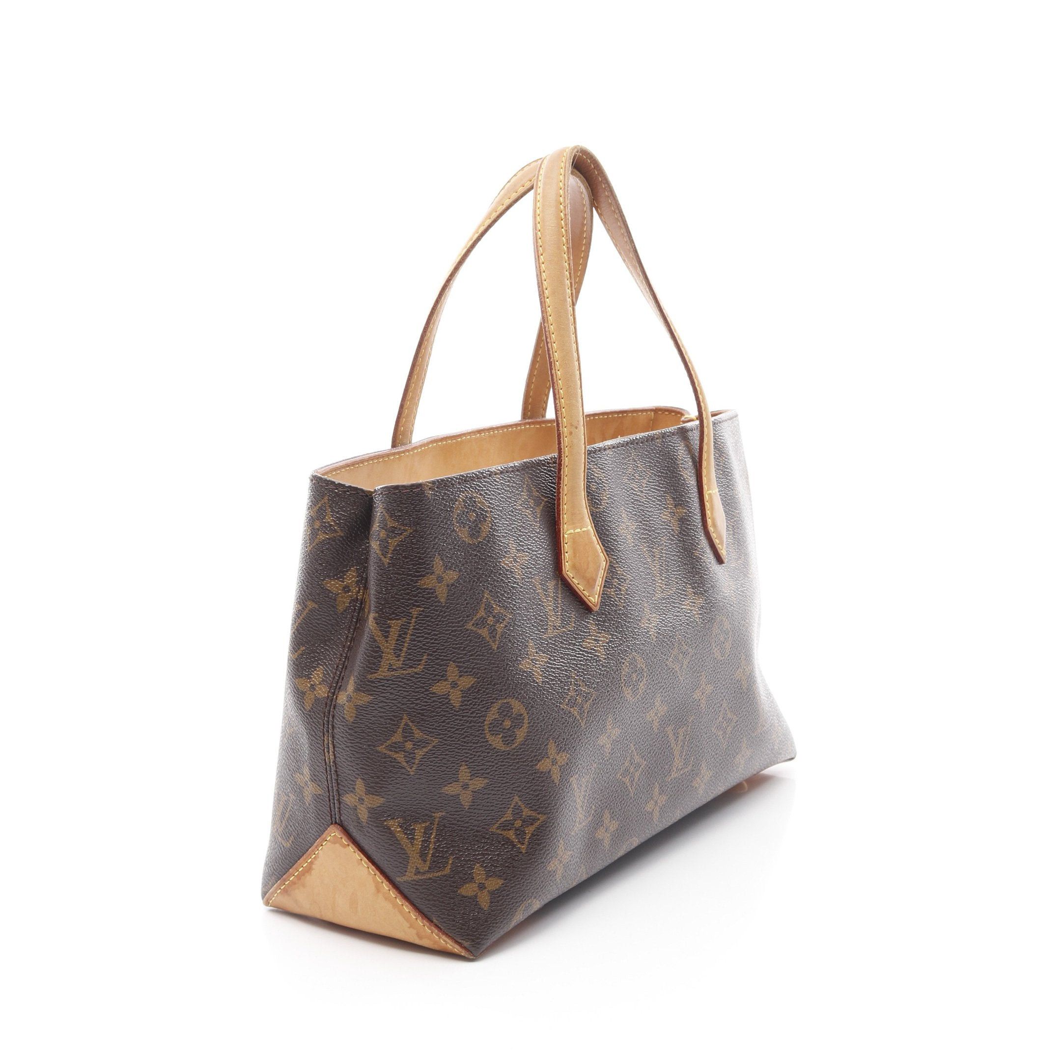 Louis Vuitton Louis Vuitton Wilshire Pm Monogram Handbag Leather Brown Size ONE SIZE - 2 Thumbnail