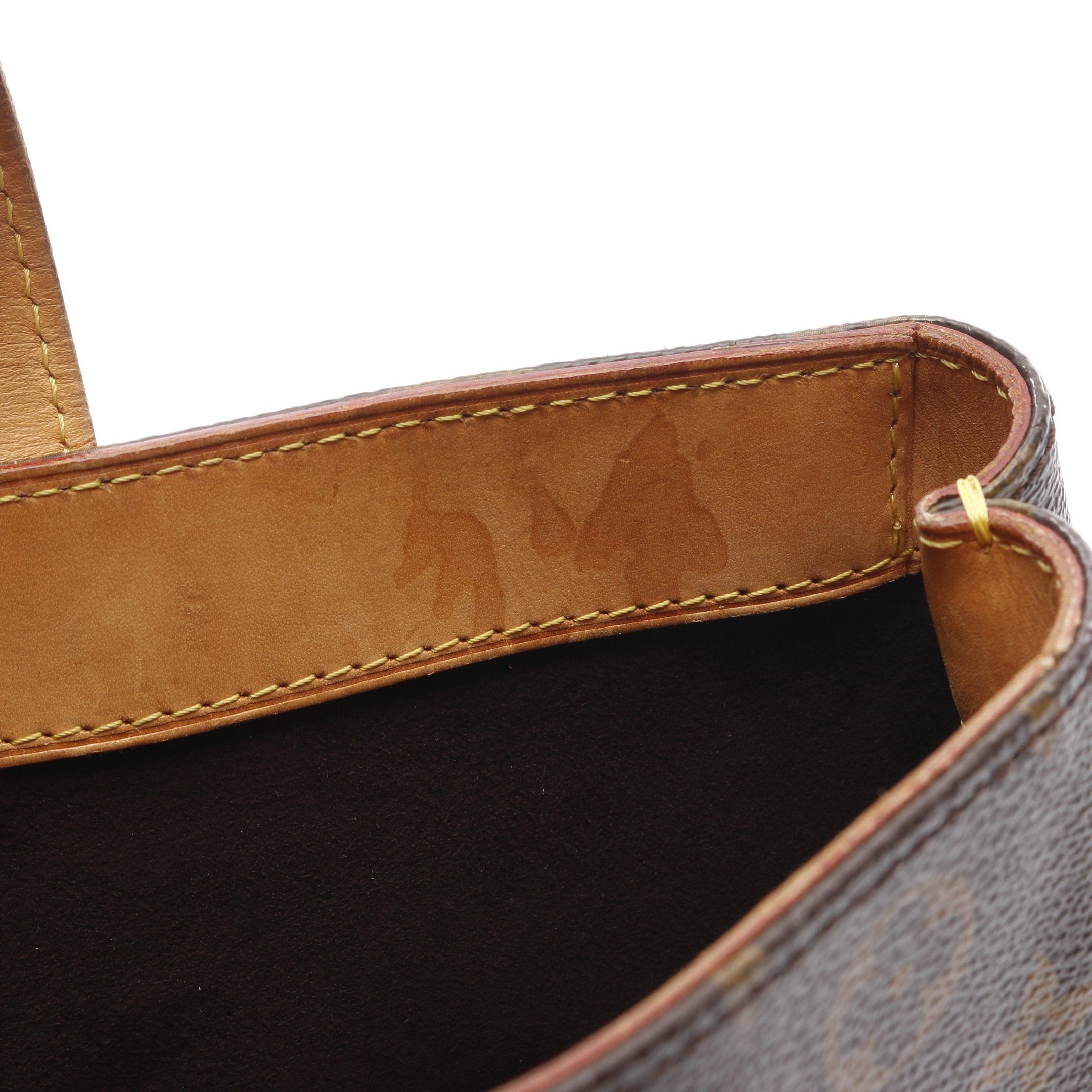 Louis Vuitton Louis Vuitton Wilshire Pm Monogram Handbag Leather Brown Size ONE SIZE - 7 Thumbnail